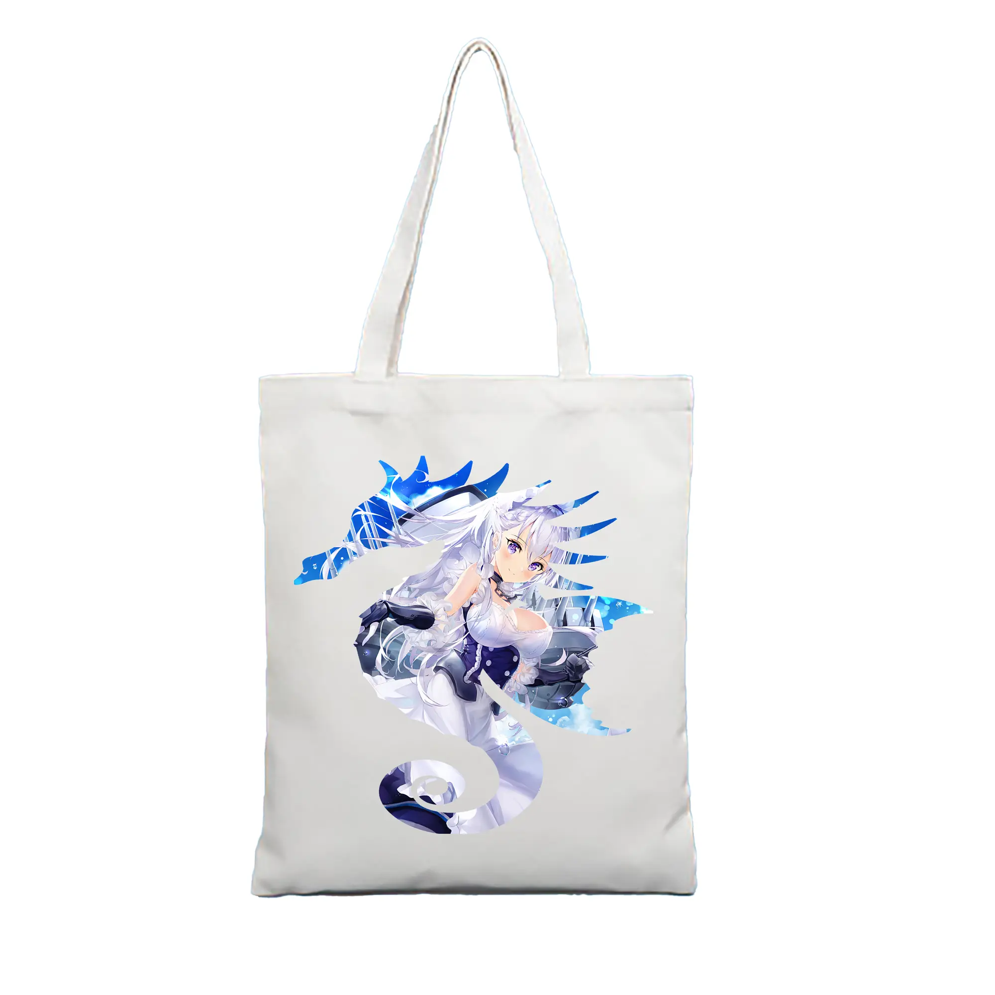 アズールレーン グッズ,ベルファスト - 縦型キャンバス手提げバッグ（トートバッグ） ・ キャンバス素材 ・ ショッピング用 ・ 軽量 丈夫 お手入れ簡単