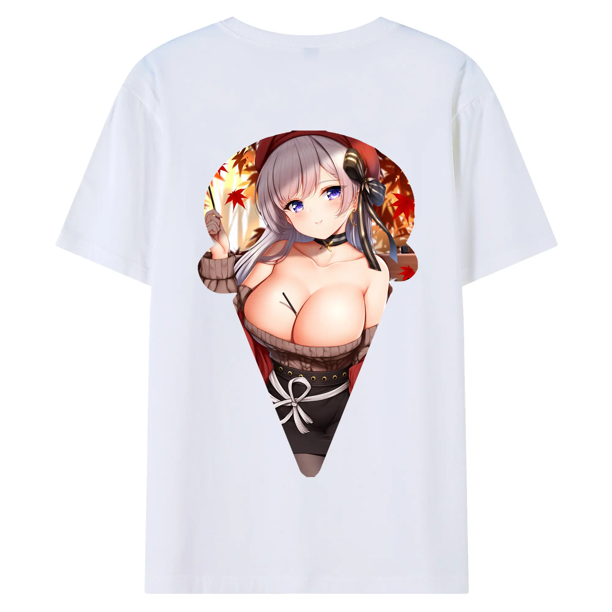 アズールレーン グッズ,プリンツ・オイゲン - 綿100％ 半袖Tシャツ ・ バックプリント ・ 快適 通気性 ・ 日常使い 散歩 スポーツ用