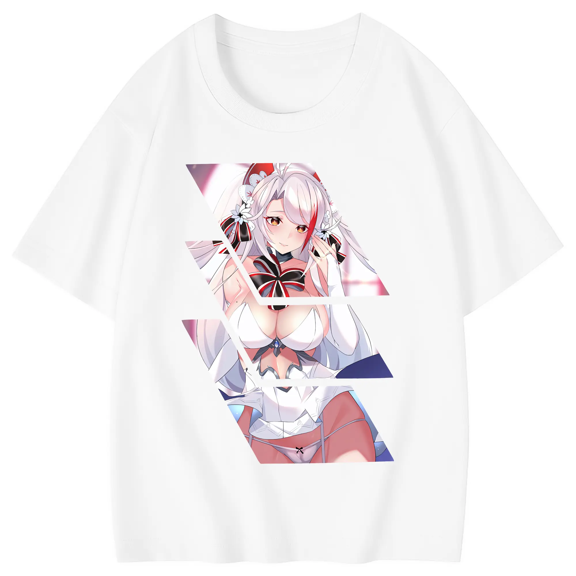アズールレーン グッズ,プリンツ・オイゲン - 綿100％ キッズTシャツ ・ フロントプリント ・ 快適 通気性 ・ スポーツ カジュアル 散歩用