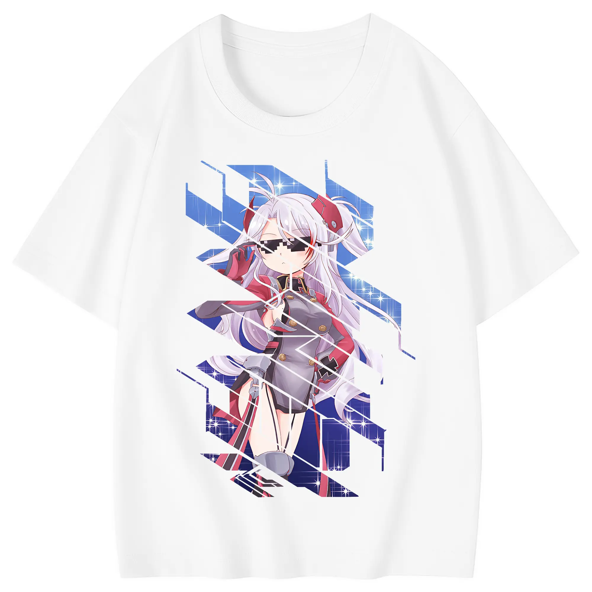 アズールレーン グッズ,プリンツ・オイゲン - 綿100％ キッズTシャツ ・ フロントプリント ・ 快適 通気性 ・ スポーツ カジュアル 散歩用