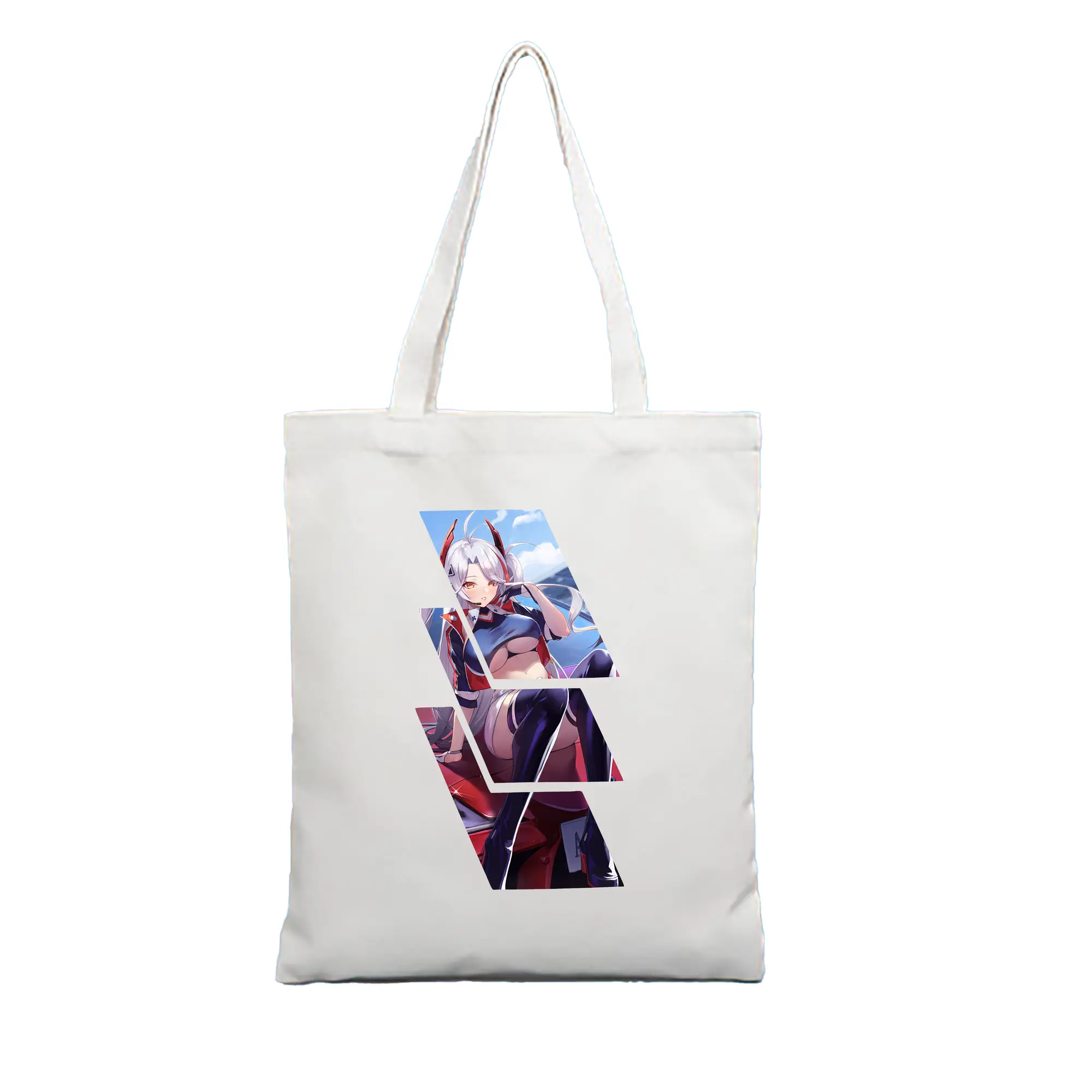 アズールレーン グッズ,プリンツ・オイゲン - 縦型キャンバス手提げバッグ（トートバッグ） ・ キャンバス素材 ・ ショッピング用 ・ 軽量 丈夫 お手入れ簡単