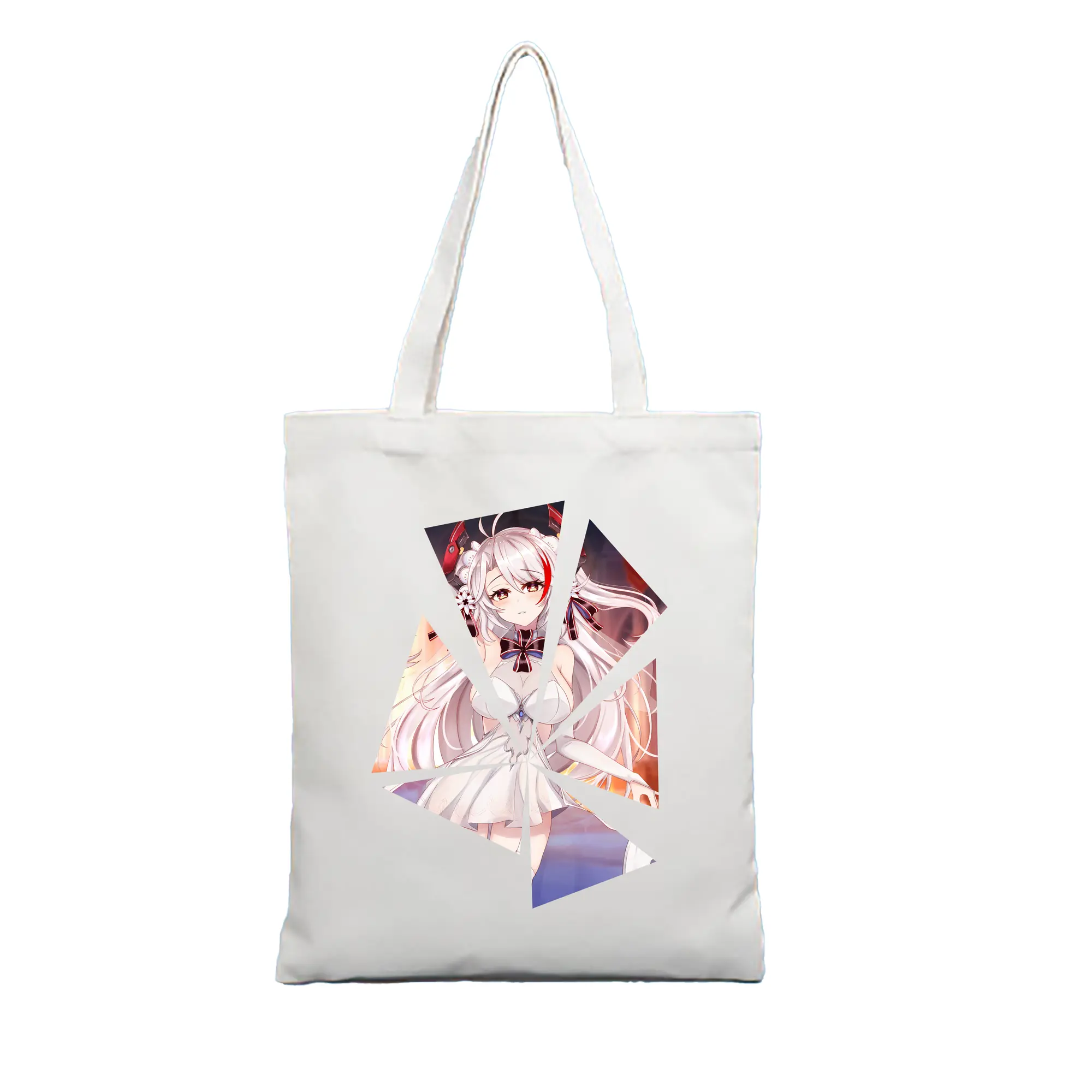 アズールレーン グッズ,プリンツ・オイゲン - 縦型キャンバス手提げバッグ（トートバッグ） ・ キャンバス素材 ・ ショッピング用 ・ 軽量 丈夫 お手入れ簡単