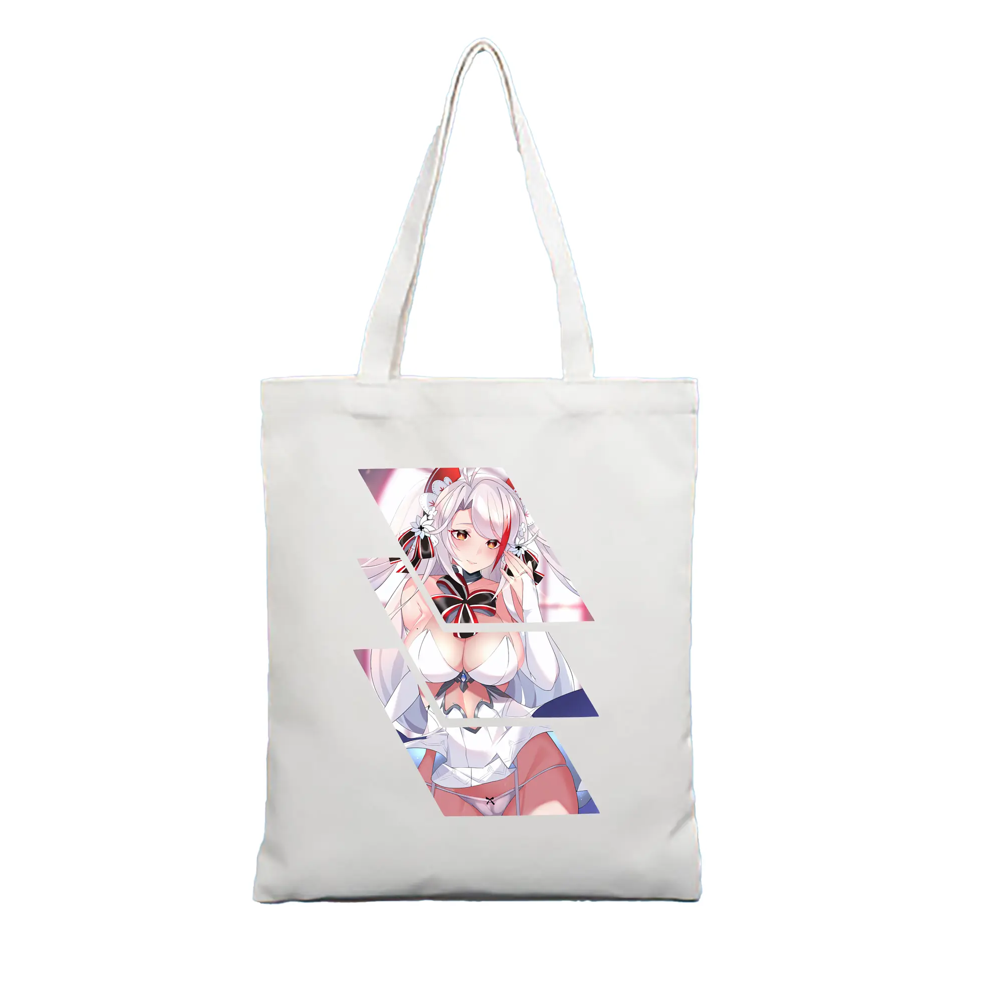 アズールレーン グッズ,プリンツ・オイゲン - 縦型キャンバス手提げバッグ（トートバッグ） ・ キャンバス素材 ・ ショッピング用 ・ 軽量 丈夫 お手入れ簡単