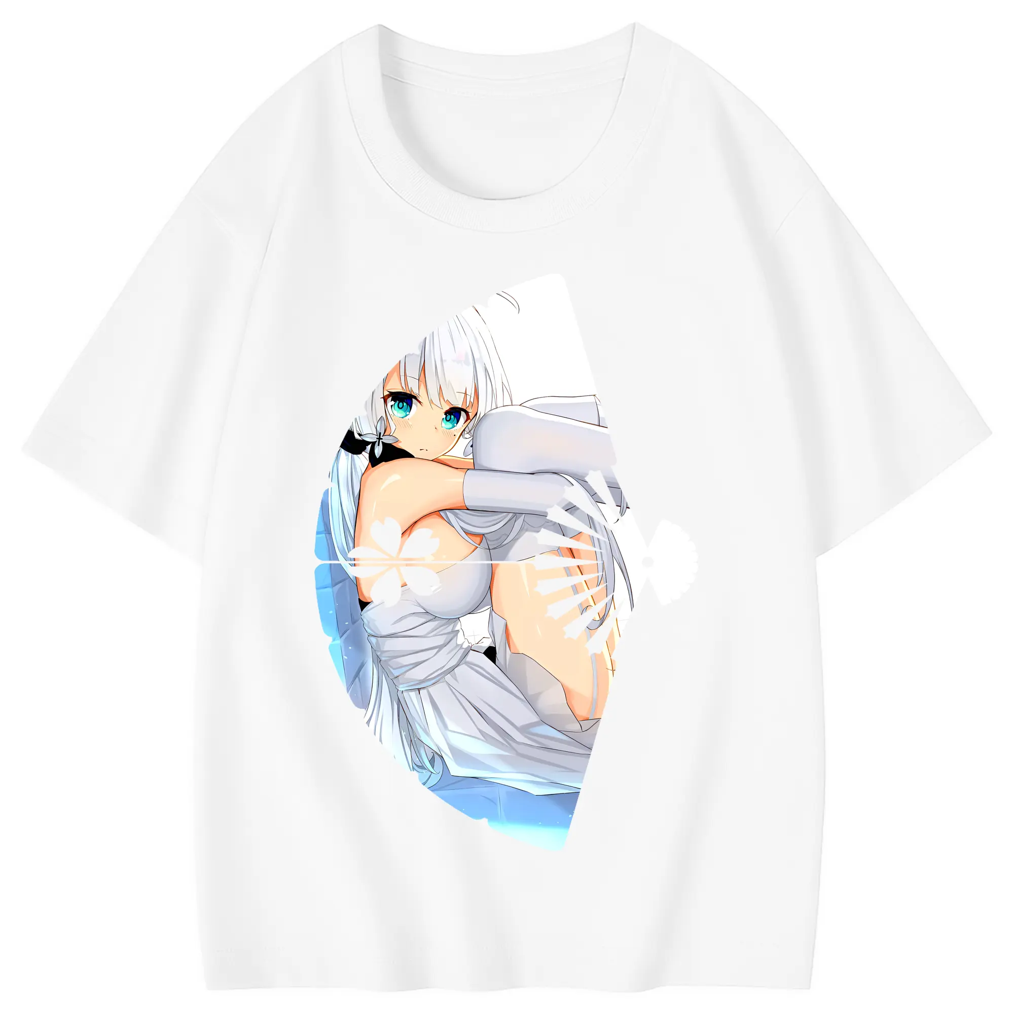 アズールレーン グッズ,イラストリアス - 綿100％ キッズTシャツ ・ フロントプリント ・ 快適 通気性 ・ スポーツ カジュアル 散歩用