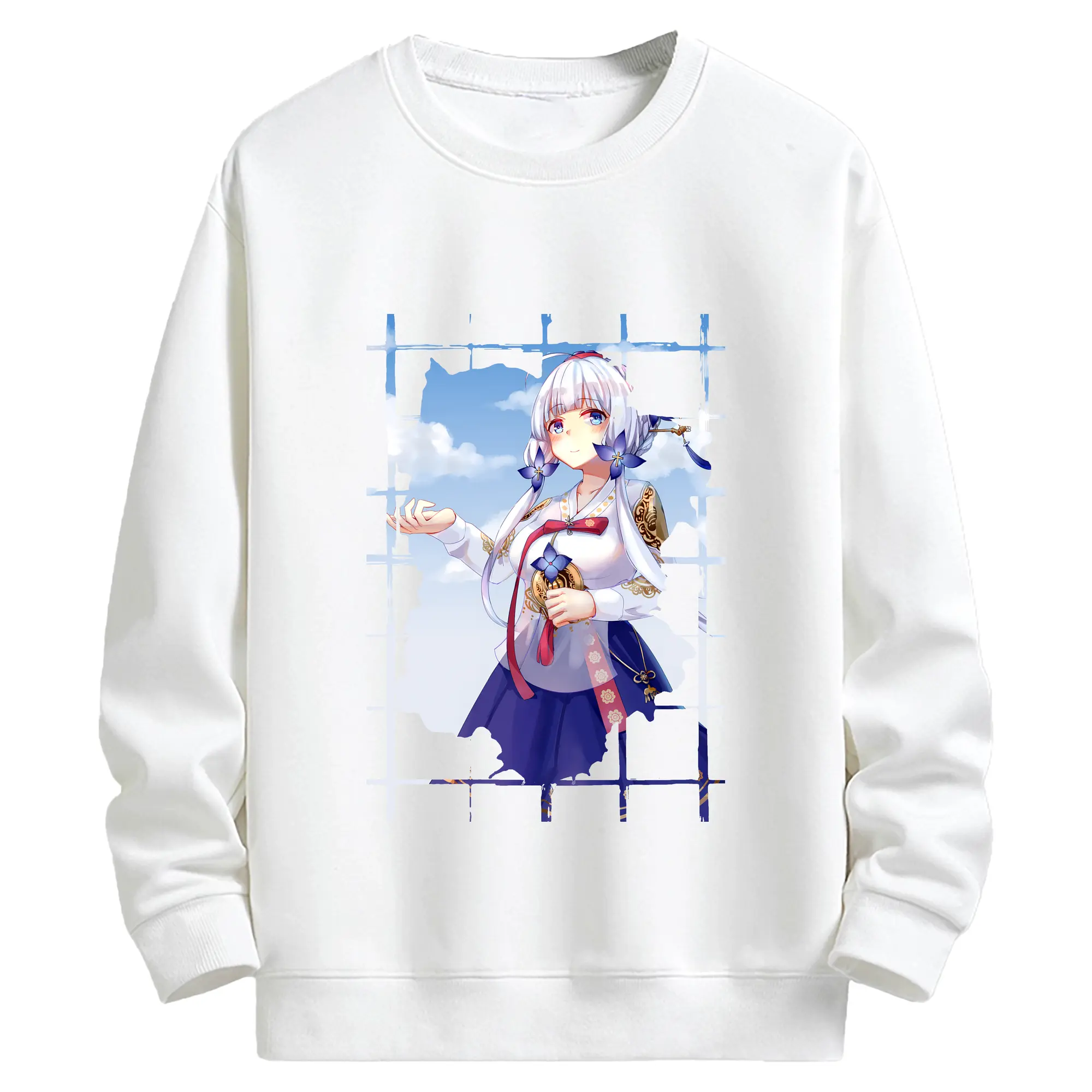 アズールレーン グッズ,イラストリアス - キッズ クルーネックスウェットシャツ ・ フロントプリント ・ 綿80％ ポリエステル20％ ・ 快適 通学 スポーツ 日常使い お散歩用