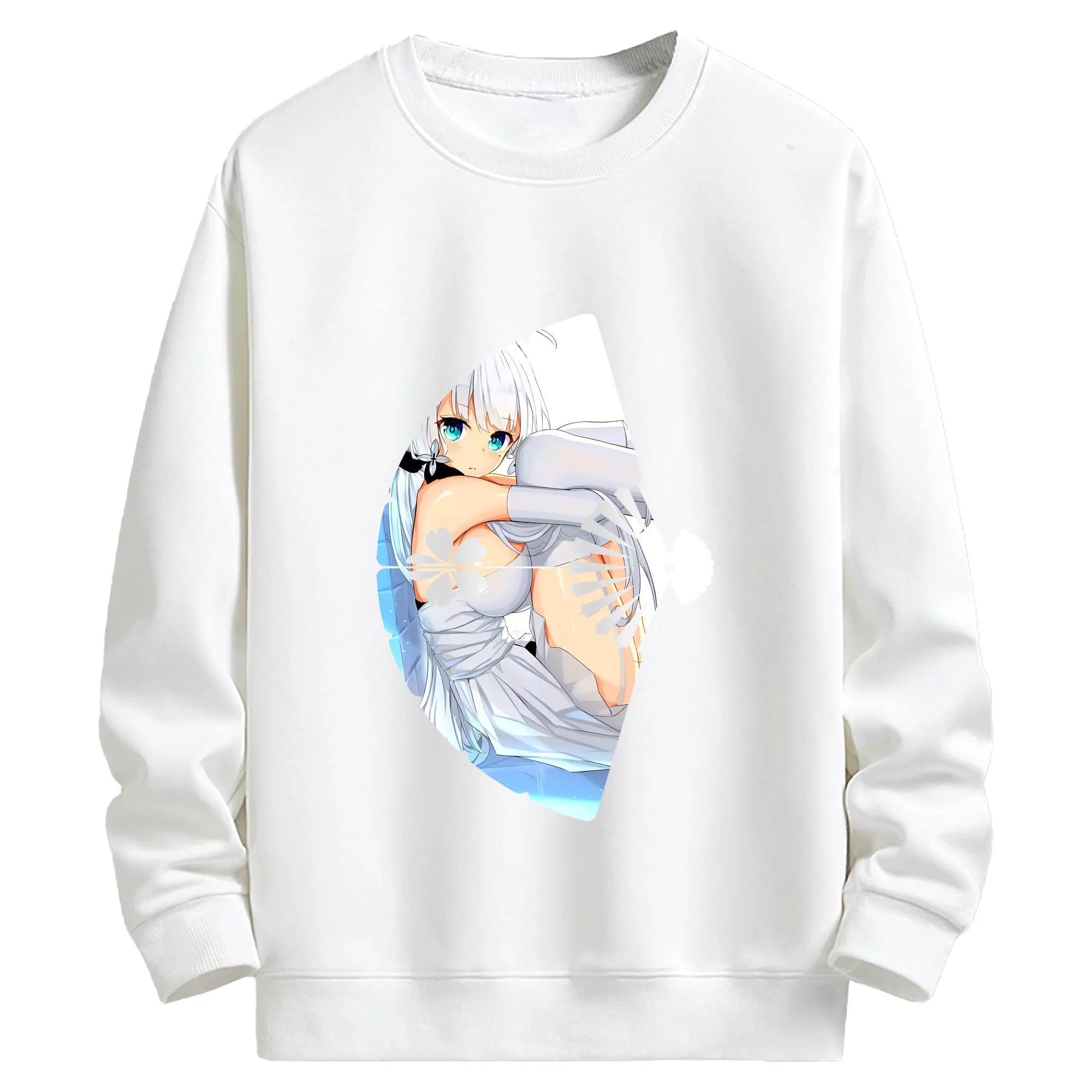 アズールレーン グッズ,イラストリアス - キッズ クルーネックスウェットシャツ ・ フロントプリント ・ 綿80％ ポリエステル20％ ・ 快適 通学 スポーツ 日常使い お散歩用