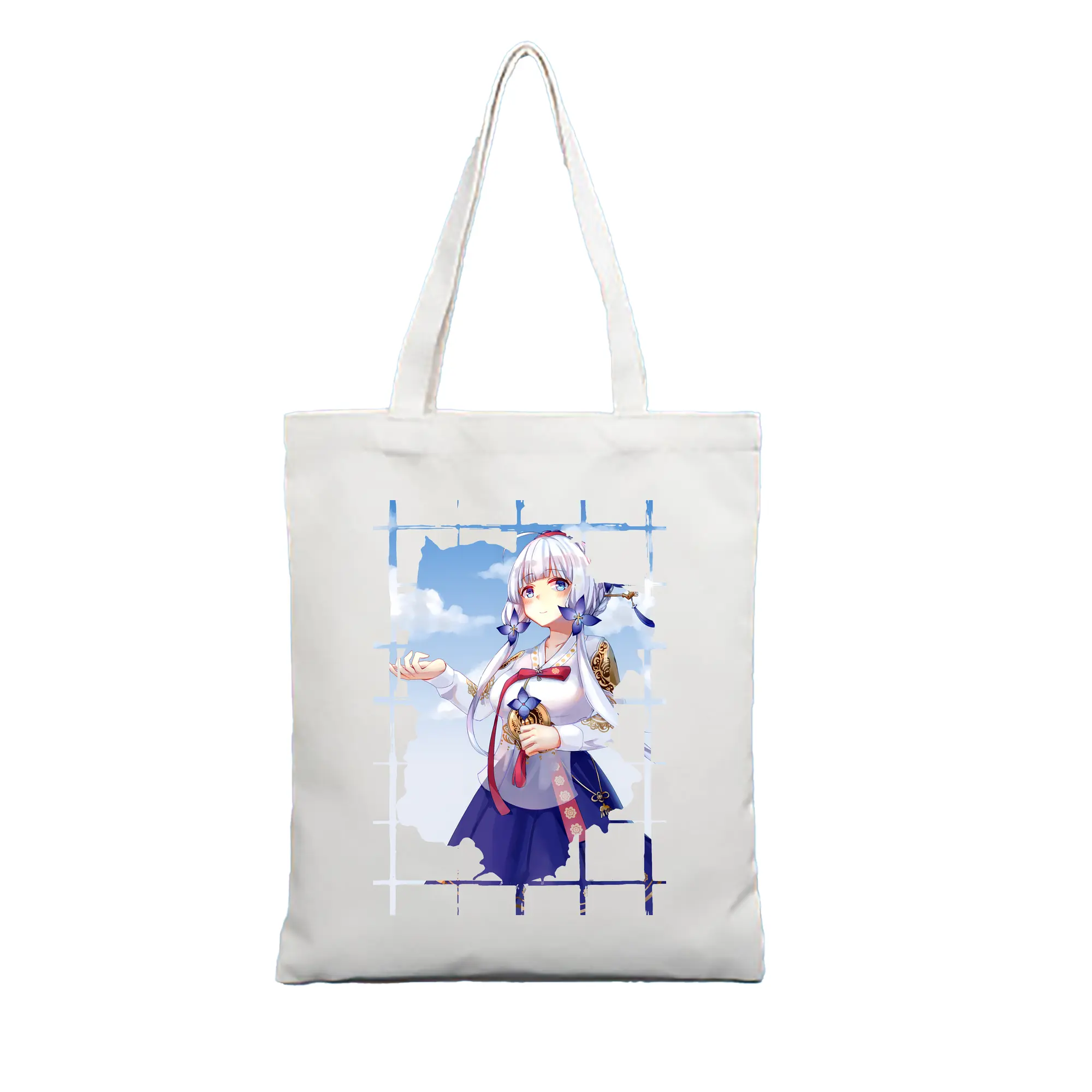 アズールレーン グッズ,イラストリアス - 縦型キャンバス手提げバッグ（トートバッグ） ・ キャンバス素材 ・ ショッピング用 ・ 軽量 丈夫 お手入れ簡単