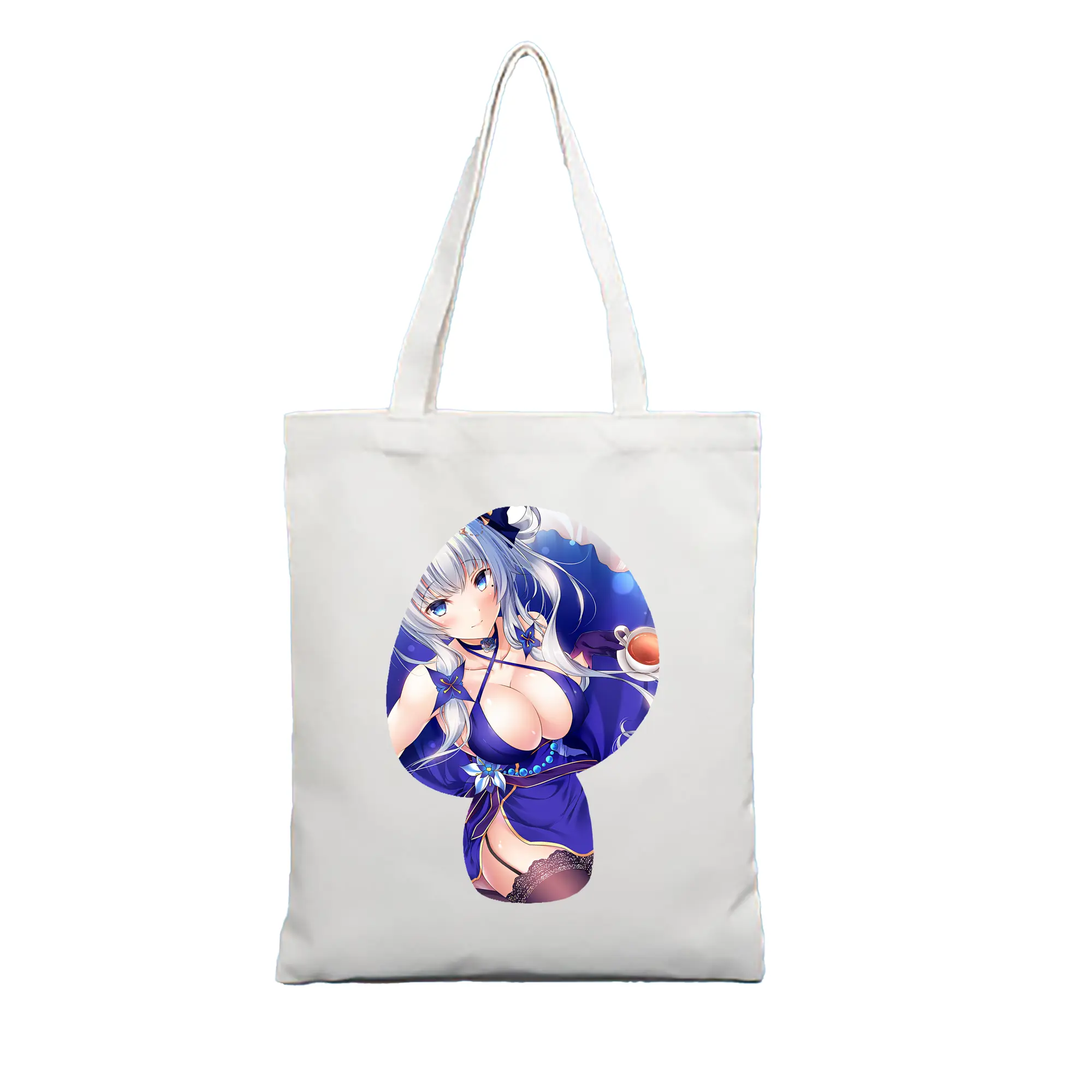 アズールレーン グッズ,イラストリアス - 縦型キャンバス手提げバッグ（トートバッグ） ・ キャンバス素材 ・ ショッピング用 ・ 軽量 丈夫 お手入れ簡単