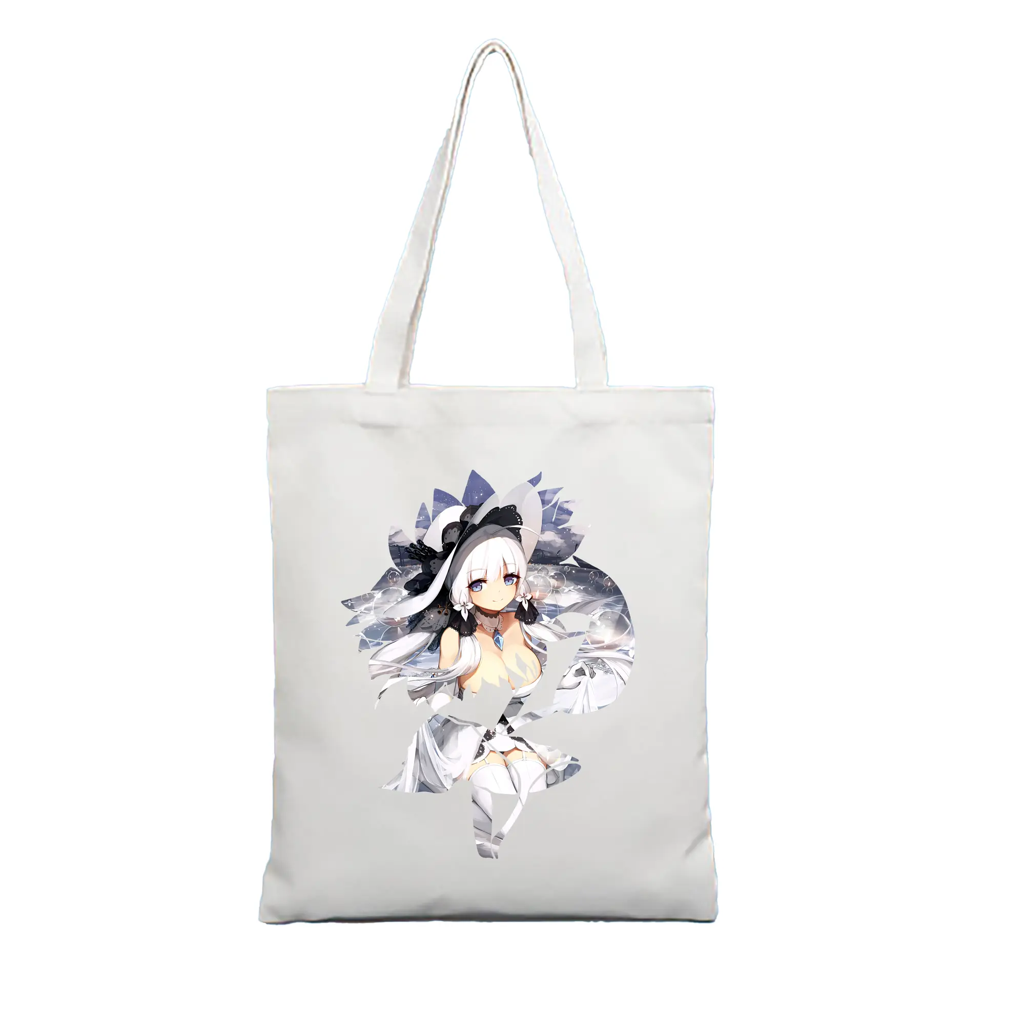 アズールレーン グッズ,イラストリアス - 縦型キャンバス手提げバッグ（トートバッグ） ・ キャンバス素材 ・ ショッピング用 ・ 軽量 丈夫 お手入れ簡単