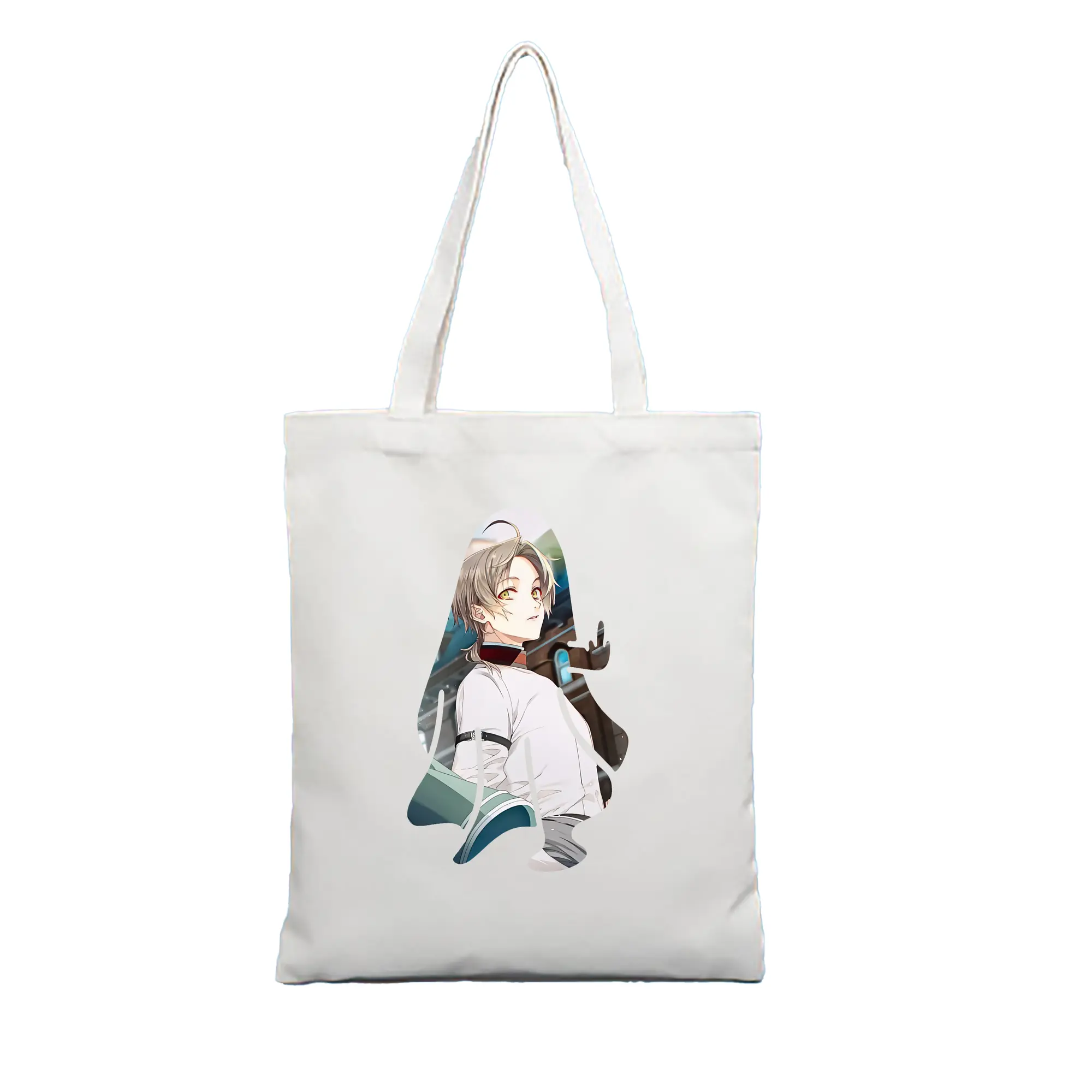 無職転生 グッズ,ルーデウス・グレイラット - 縦型キャンバス手提げバッグ（トートバッグ） ・ キャンバス素材 ・ ショッピング用 ・ 軽量 丈夫 お手入れ簡単