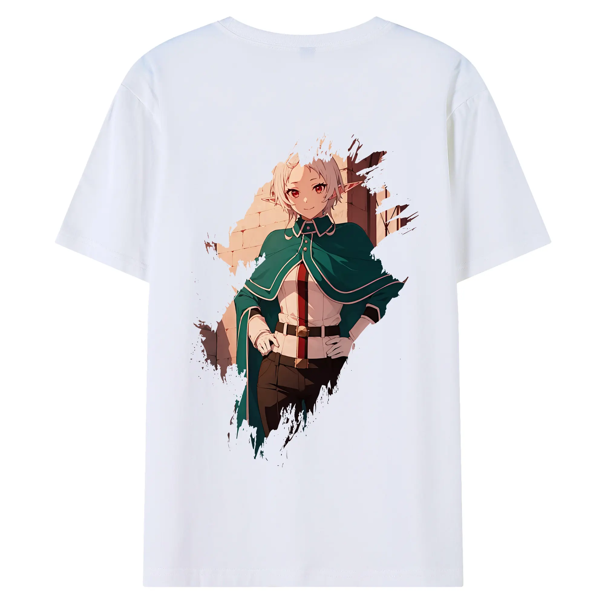 無職転生 グッズ,シルフィエット - 綿100％ 半袖Tシャツ ・ バックプリント ・ 快適 通気性 ・ 日常使い 散歩 スポーツ用