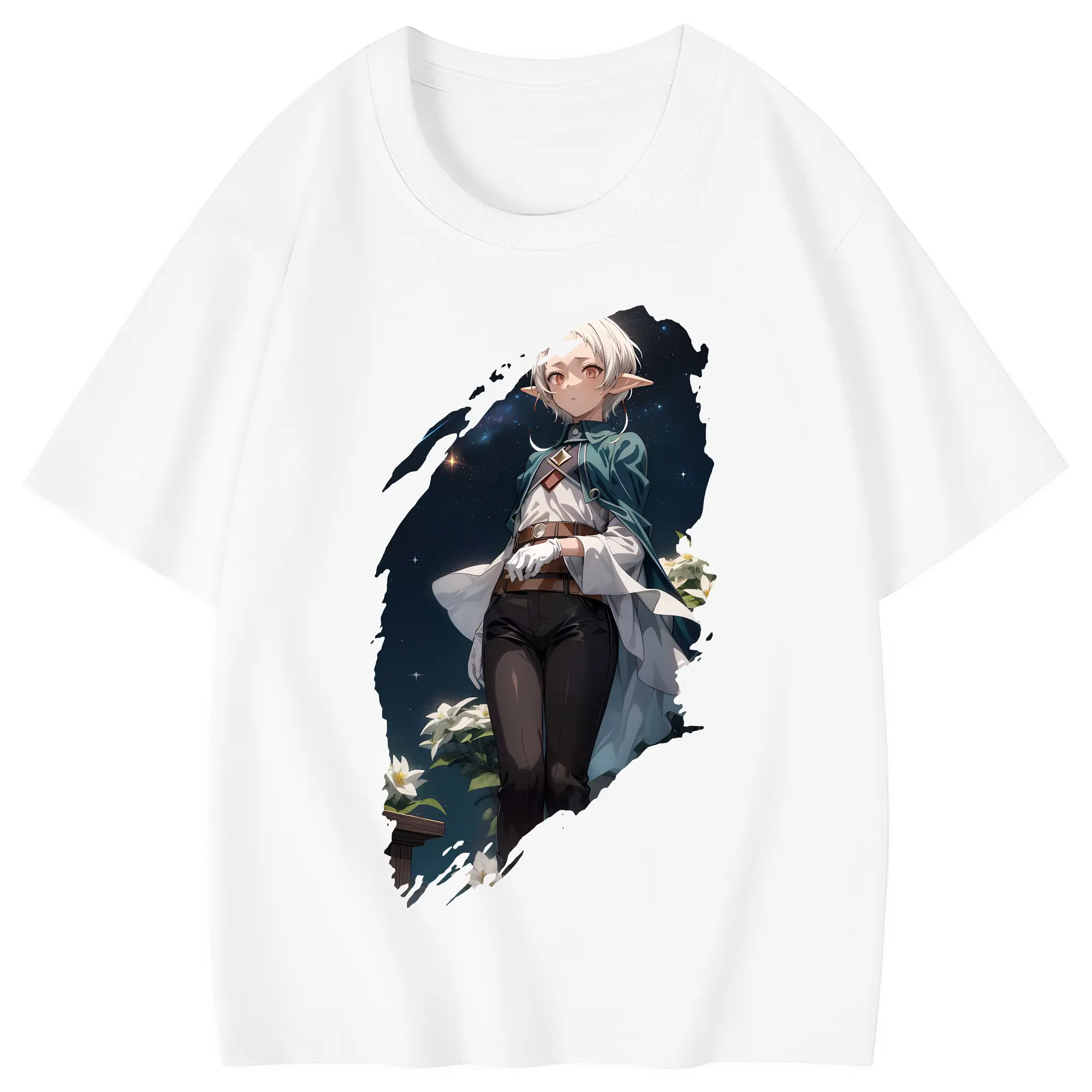 無職転生 グッズ,シルフィエット - 綿100％ キッズTシャツ ・ フロントプリント ・ 快適 通気性 ・ スポーツ カジュアル 散歩用