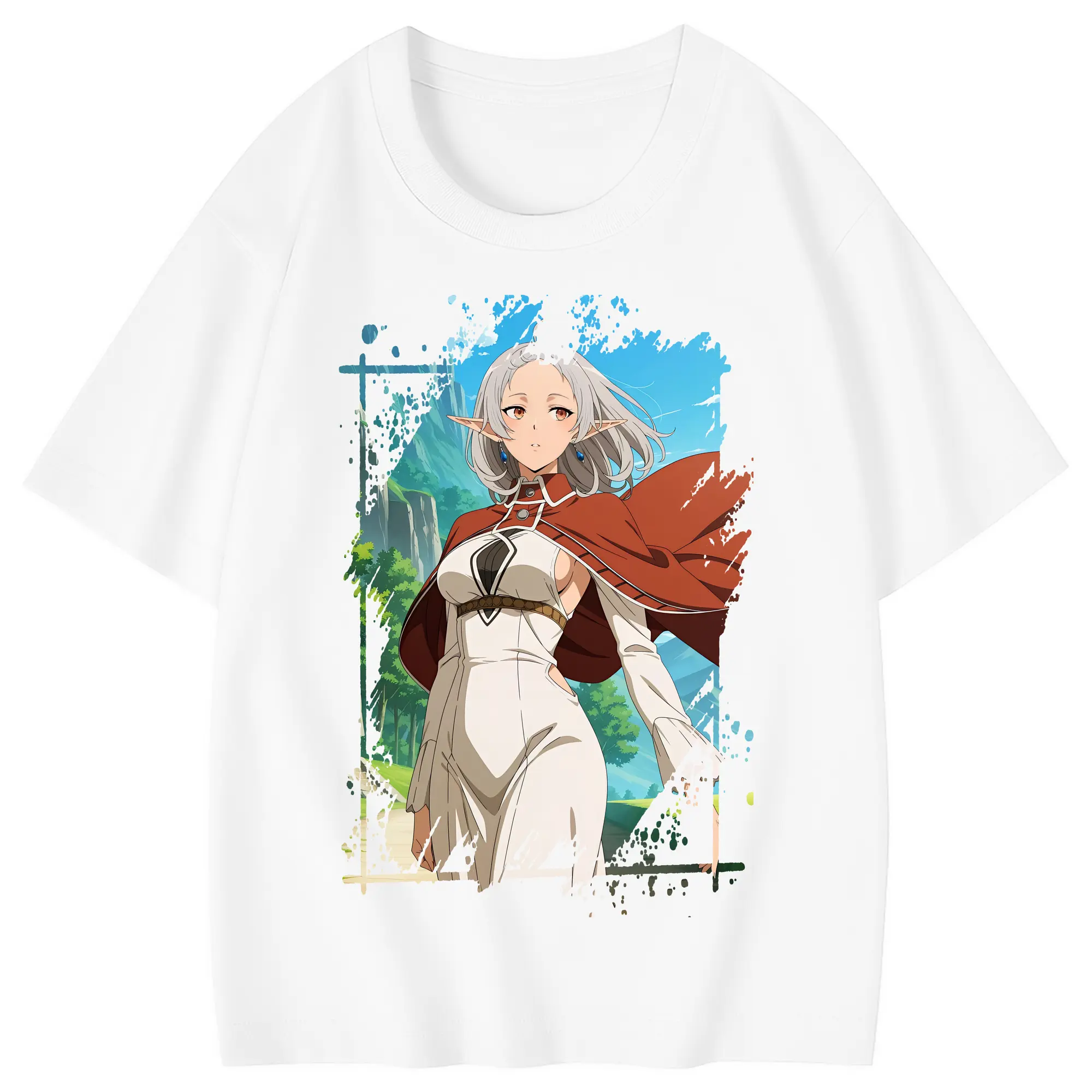 無職転生 グッズ,シルフィエット - 綿100％ キッズTシャツ ・ フロントプリント ・ 快適 通気性 ・ スポーツ カジュアル 散歩用