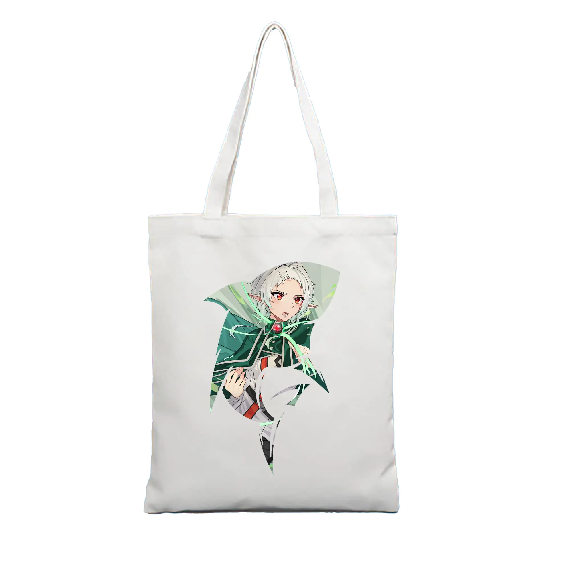 無職転生 グッズ,シルフィエット - 縦型キャンバス手提げバッグ（トートバッグ） ・ キャンバス素材 ・ ショッピング用 ・ 軽量 丈夫 お手入れ簡単