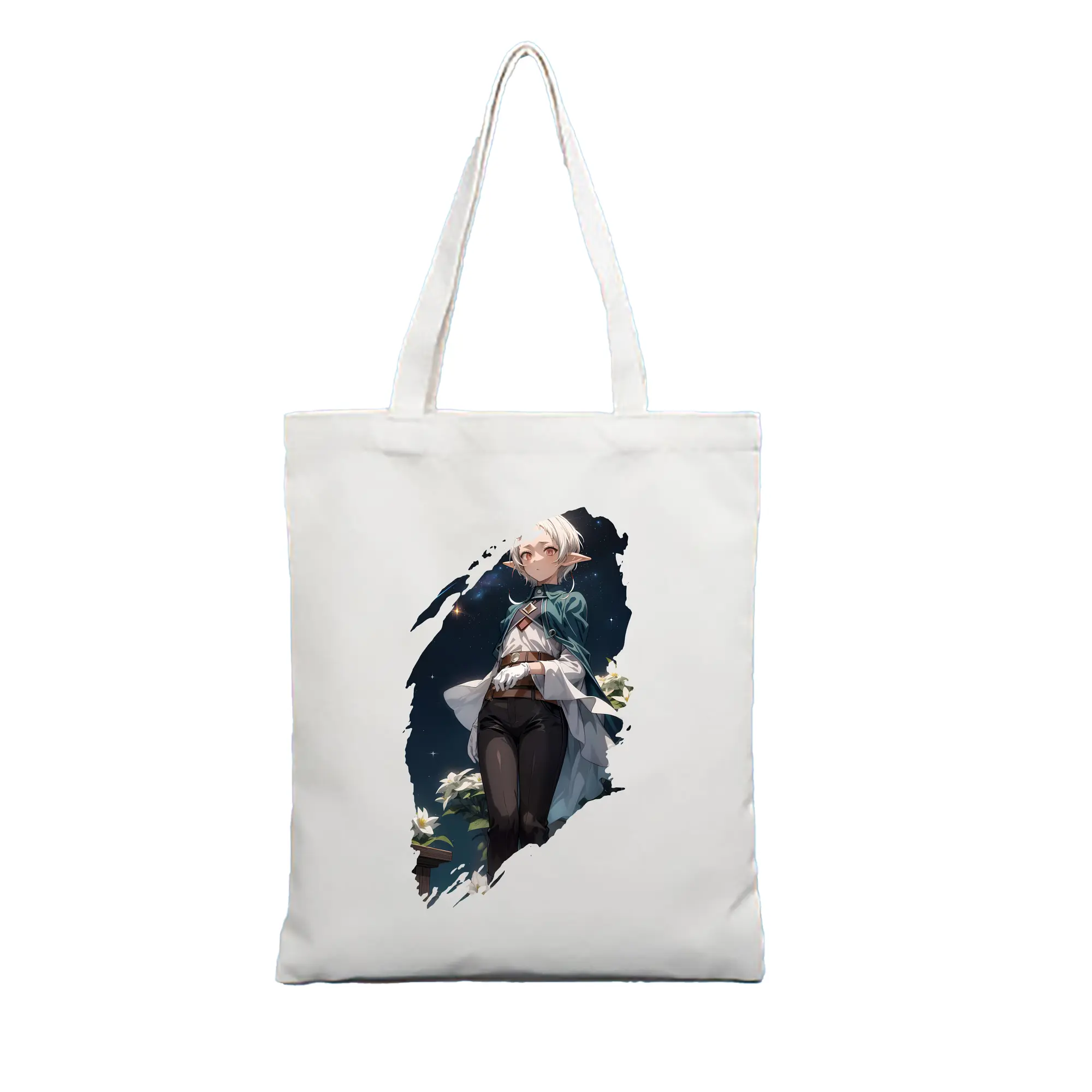 無職転生 グッズ,シルフィエット - 縦型キャンバス手提げバッグ（トートバッグ） ・ キャンバス素材 ・ ショッピング用 ・ 軽量 丈夫 お手入れ簡単