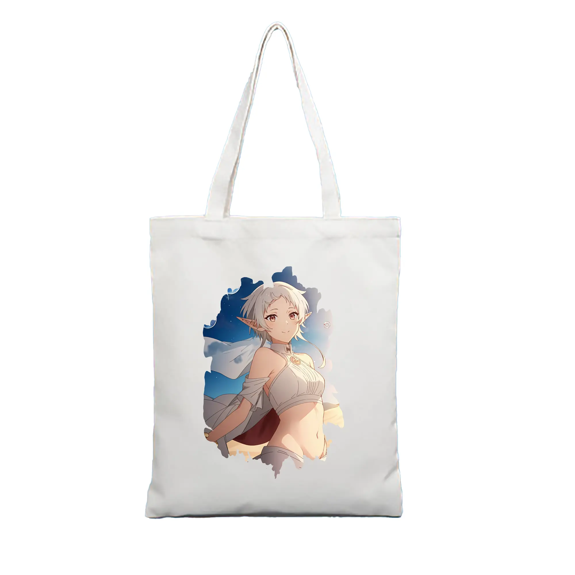 無職転生 グッズ,シルフィエット - 縦型キャンバス手提げバッグ（トートバッグ） ・ キャンバス素材 ・ ショッピング用 ・ 軽量 丈夫 お手入れ簡単