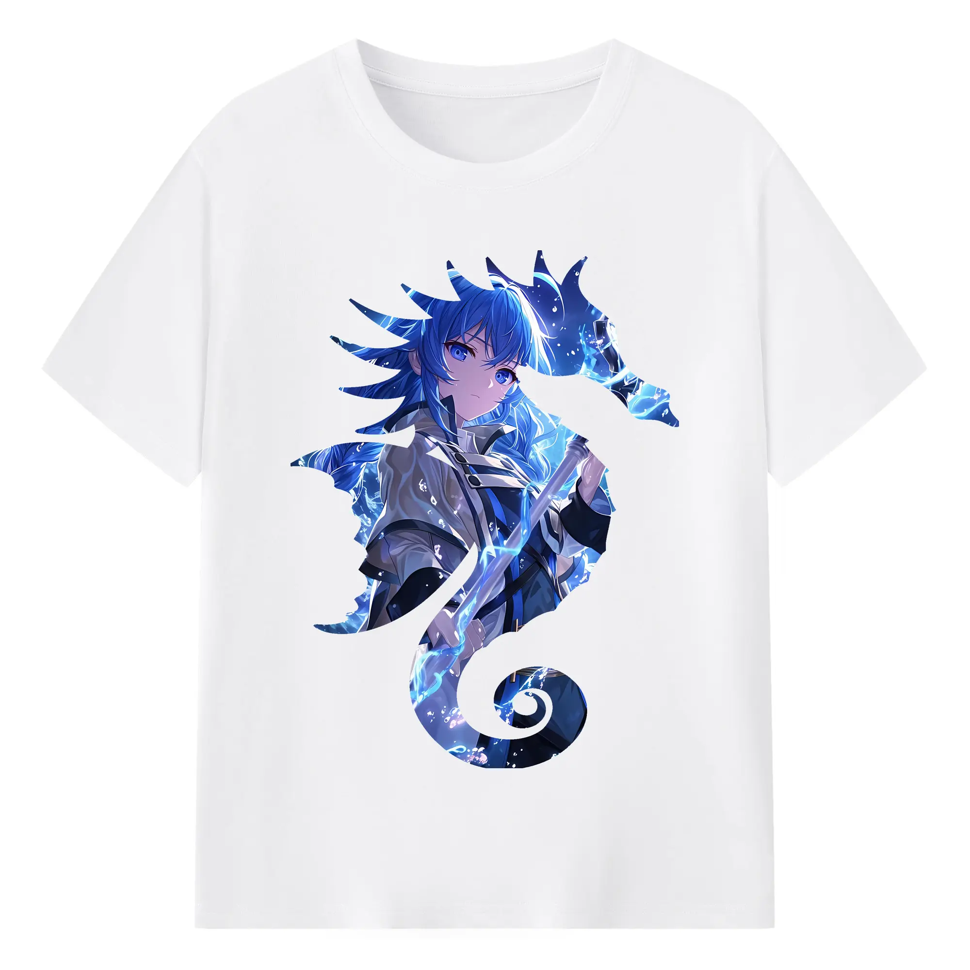 無職転生 グッズ,ロキシー・ミグルディア - 綿100％ 半袖Tシャツ ・ フロントプリント ・ 快適 通気性 ・ 日常使い 散歩 スポーツ用