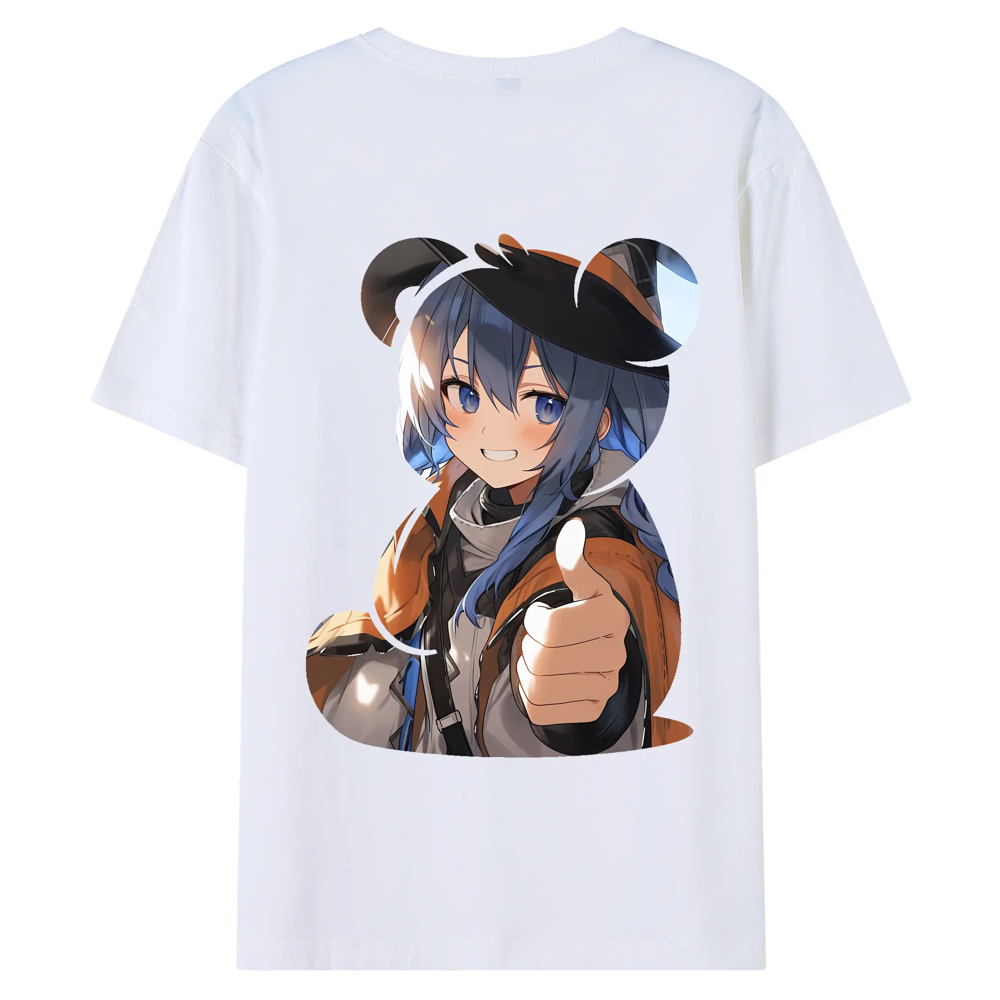 無職転生 グッズ,ロキシー・ミグルディア - 綿100％ 半袖Tシャツ ・ バックプリント ・ 快適 通気性 ・ 日常使い 散歩 スポーツ用