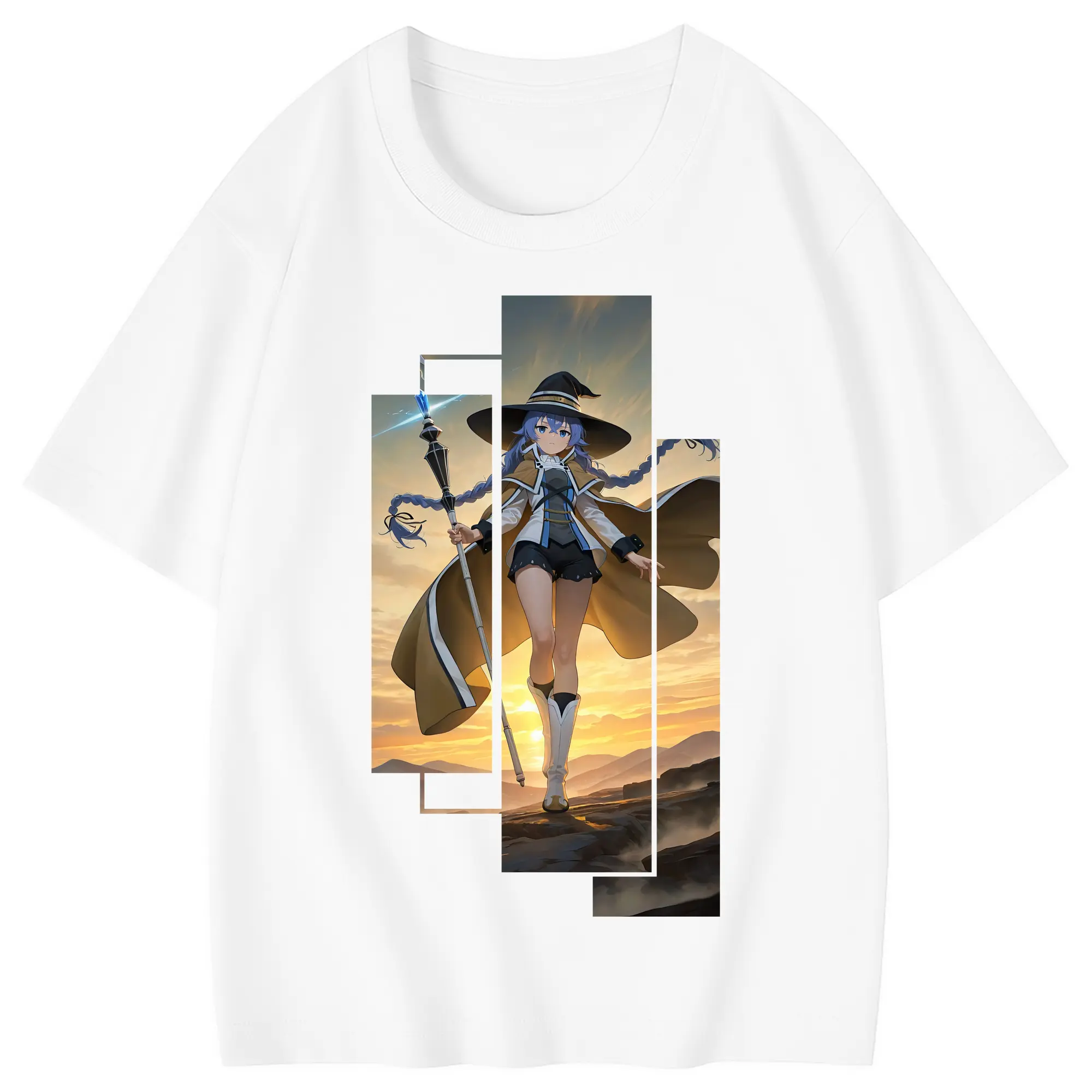 無職転生 グッズ,ロキシー・ミグルディア - 綿100％ キッズTシャツ ・ フロントプリント ・ 快適 通気性 ・ スポーツ カジュアル 散歩用