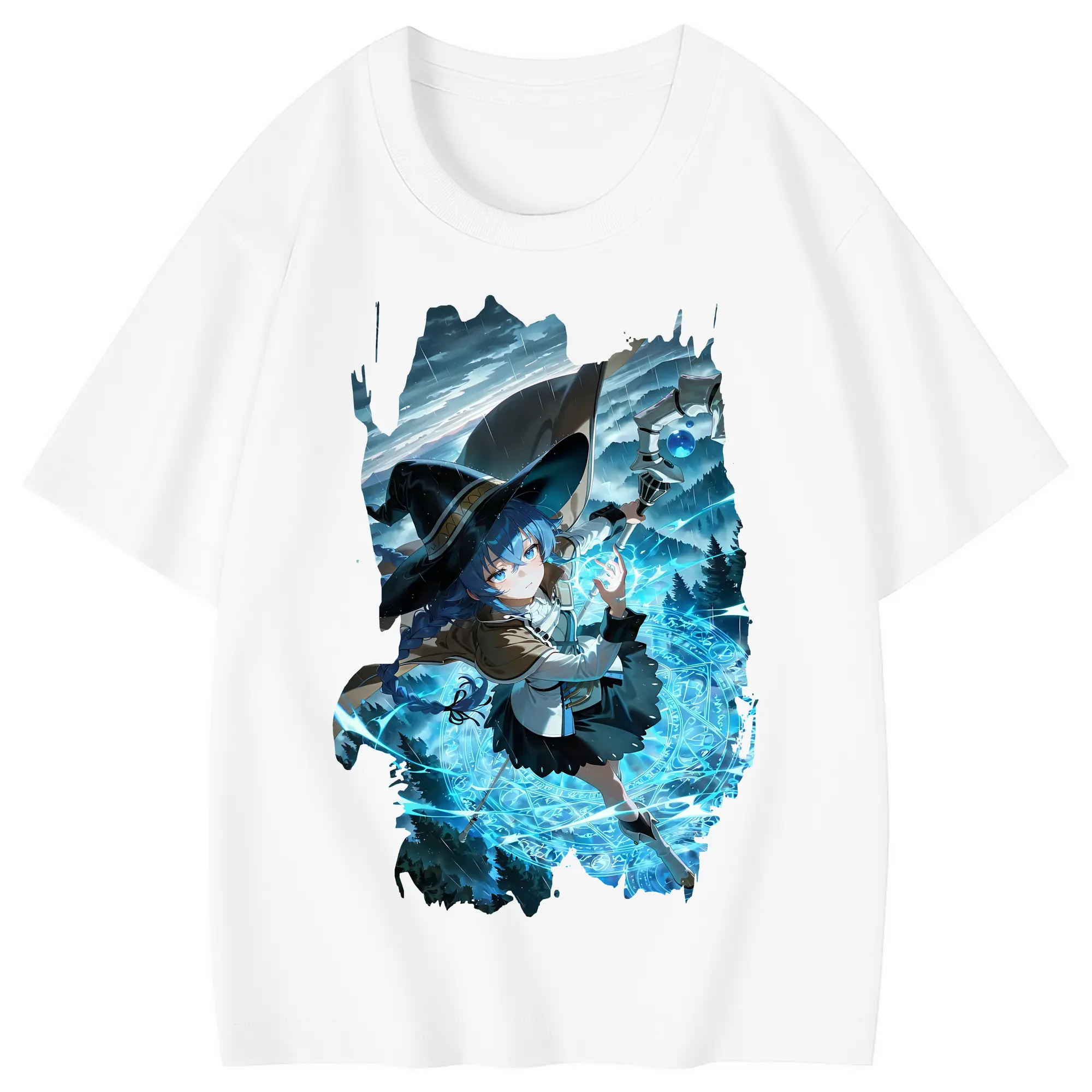 無職転生 グッズ,ロキシー・ミグルディア - 綿100％ キッズTシャツ ・ フロントプリント ・ 快適 通気性 ・ スポーツ カジュアル 散歩用