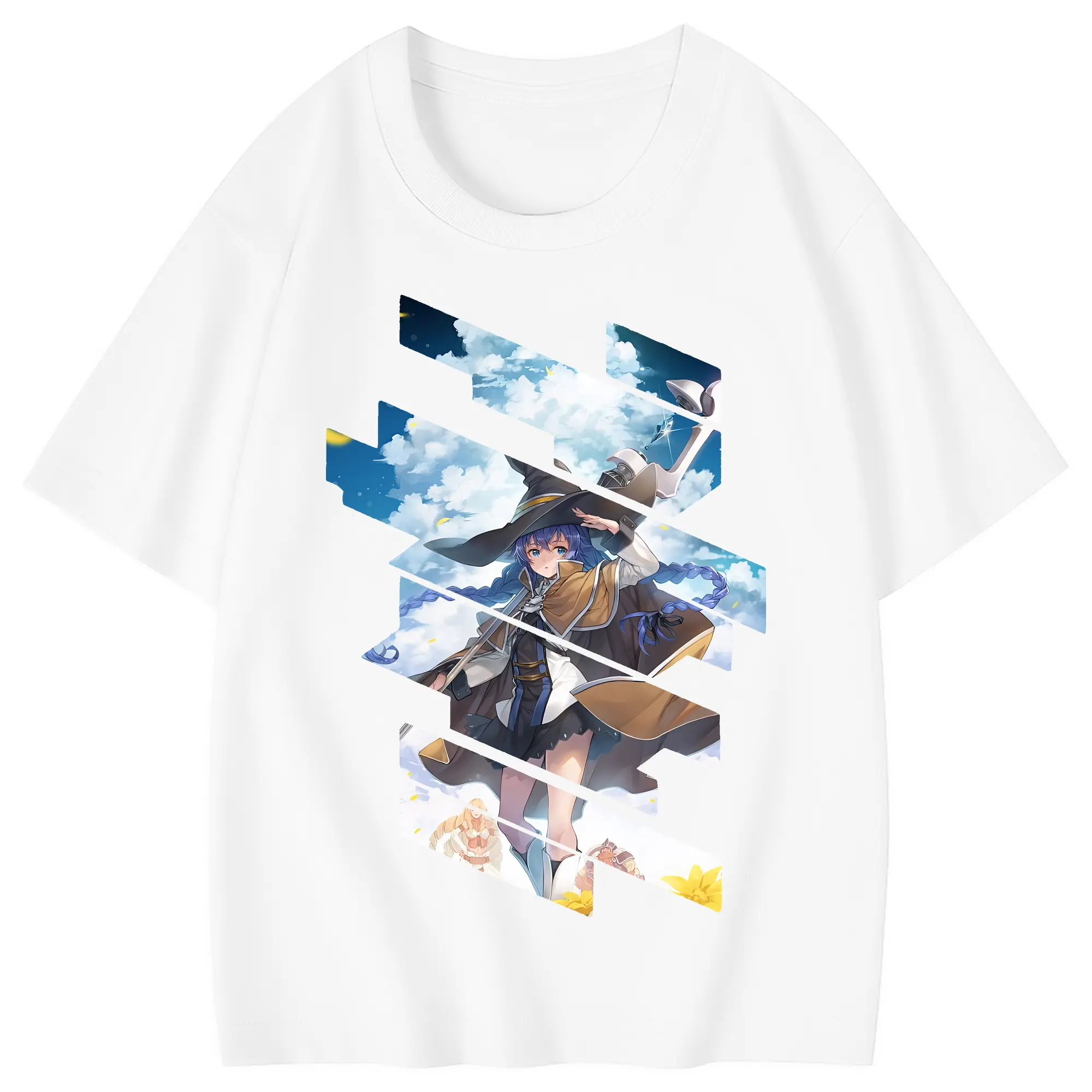 無職転生 グッズ,ロキシー・ミグルディア - 綿100％ キッズTシャツ ・ フロントプリント ・ 快適 通気性 ・ スポーツ カジュアル 散歩用