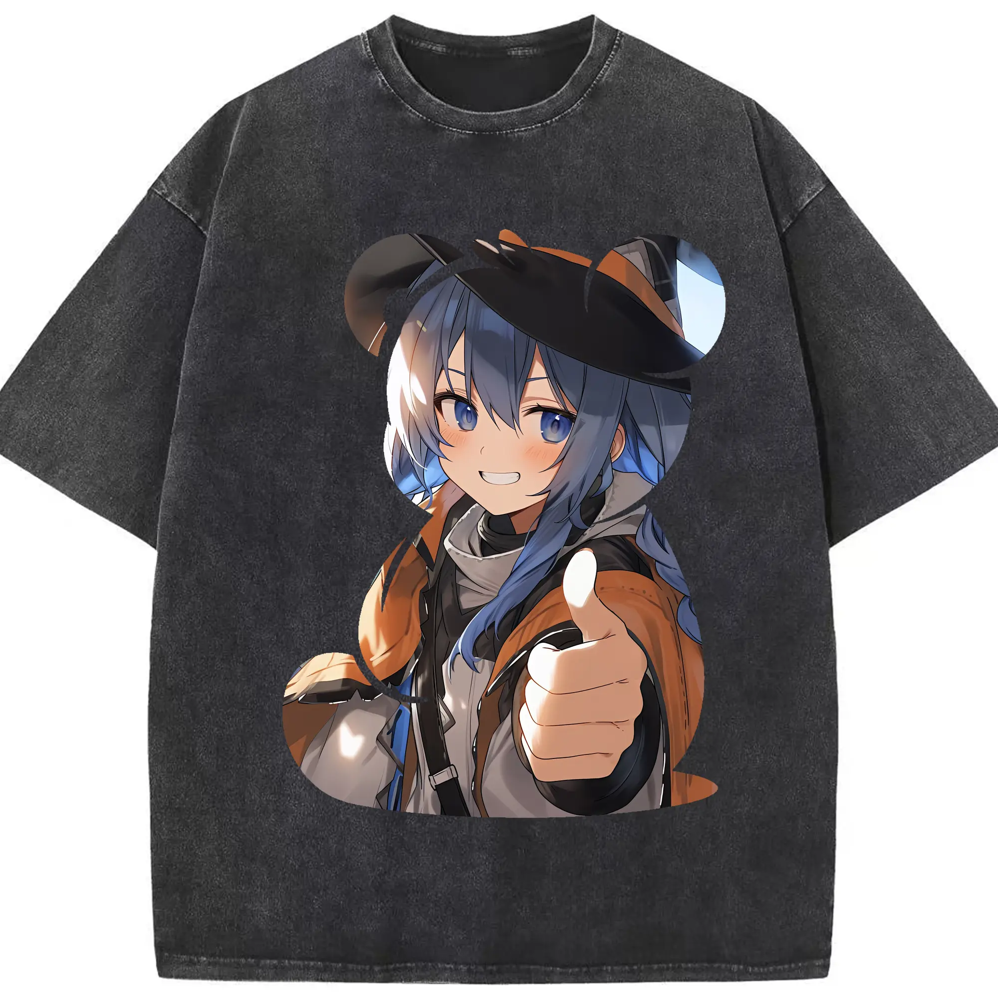 無職転生 グッズ,ロキシー・ミグルディア - 綿100％ ヴィンテージ風 半袖Tシャツ ・ フロントプリント ・ 柔らか肌触り ・ 通気性 快適 ・ スポーツ カジュアル 外出用
