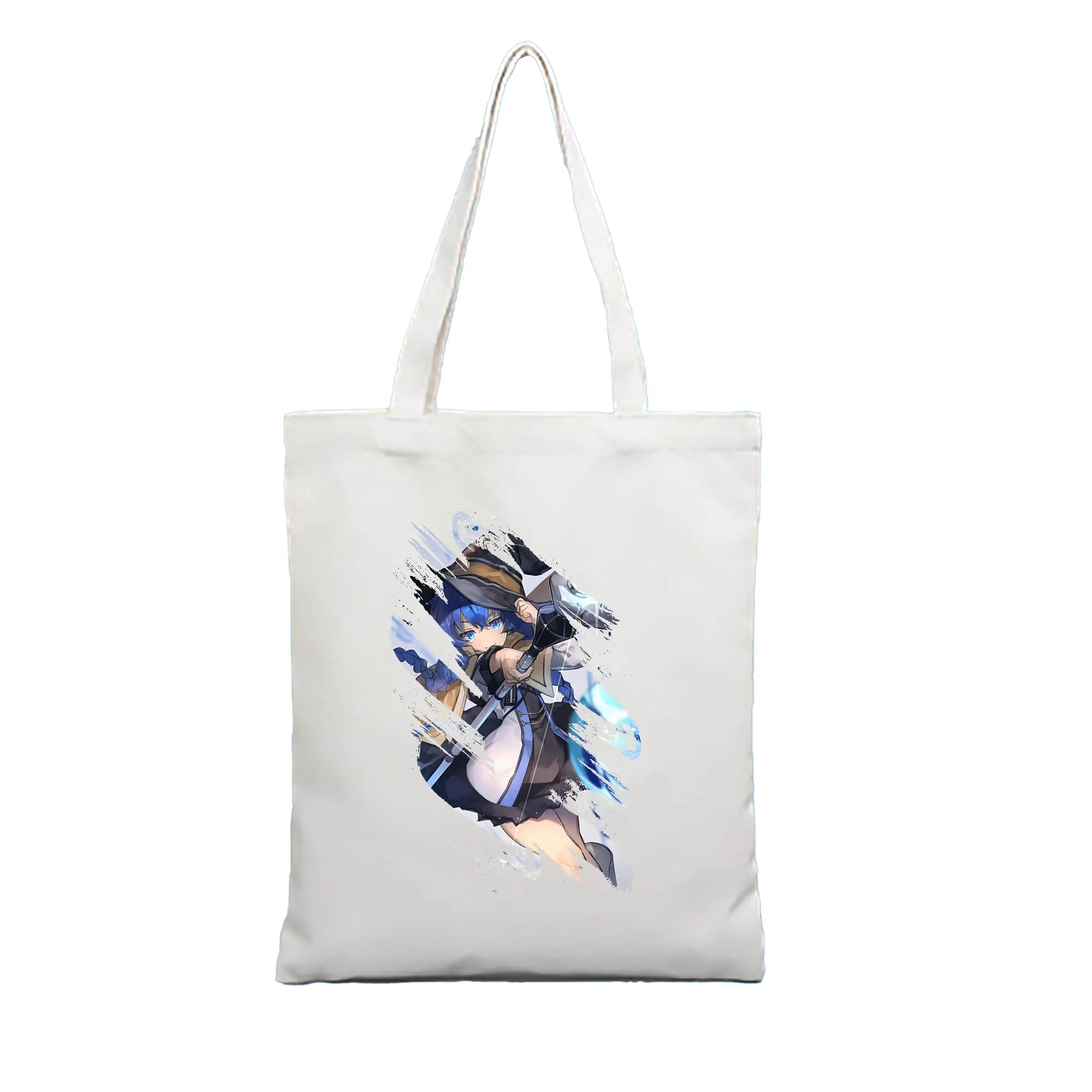 無職転生 グッズ,ロキシー・ミグルディア - 縦型キャンバス手提げバッグ（トートバッグ） ・ キャンバス素材 ・ ショッピング用 ・ 軽量 丈夫 お手入れ簡単