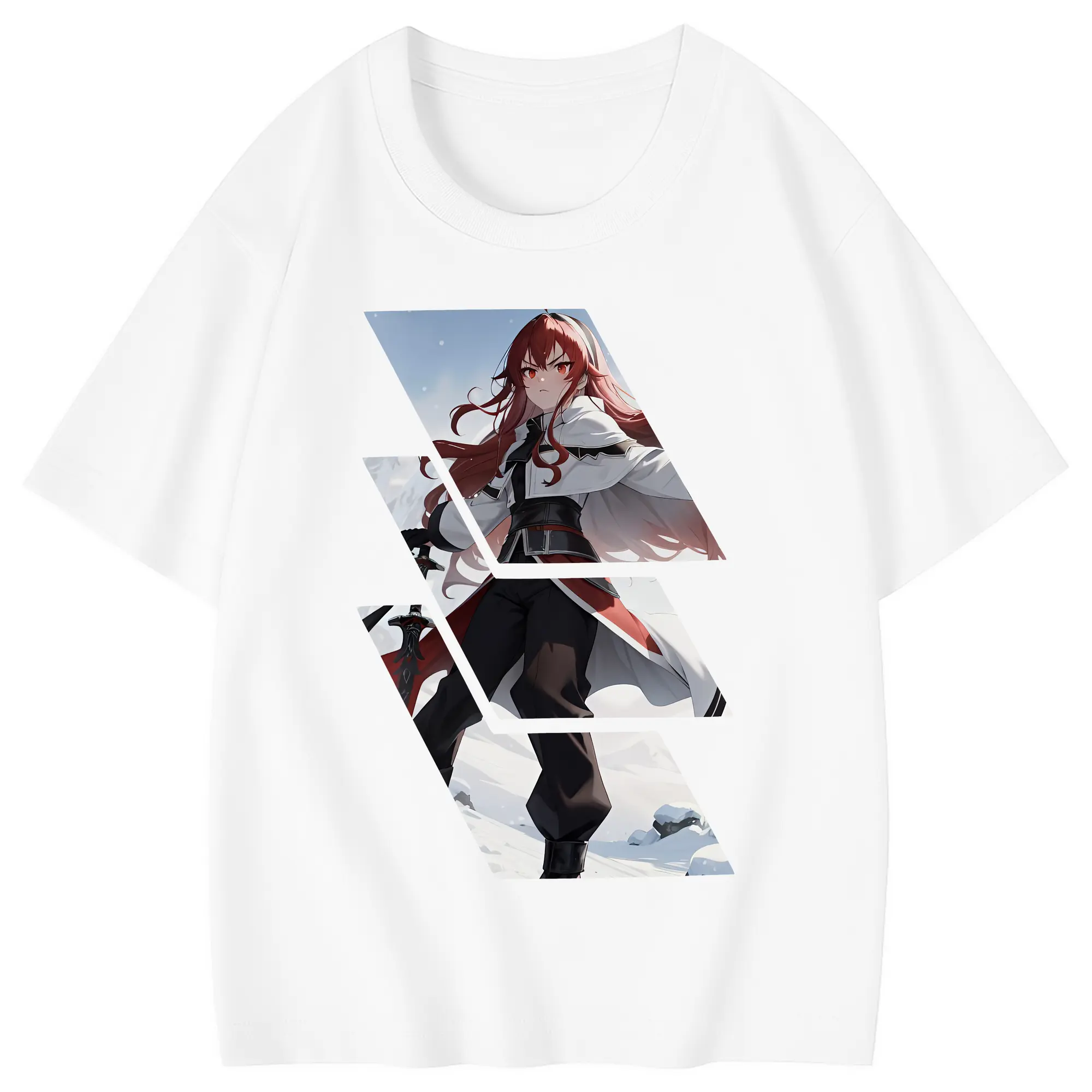無職転生 グッズ,エリス・ボレアス・グレイラット - 綿100％ キッズTシャツ ・ フロントプリント ・ 快適 通気性 ・ スポーツ カジュアル 散歩用