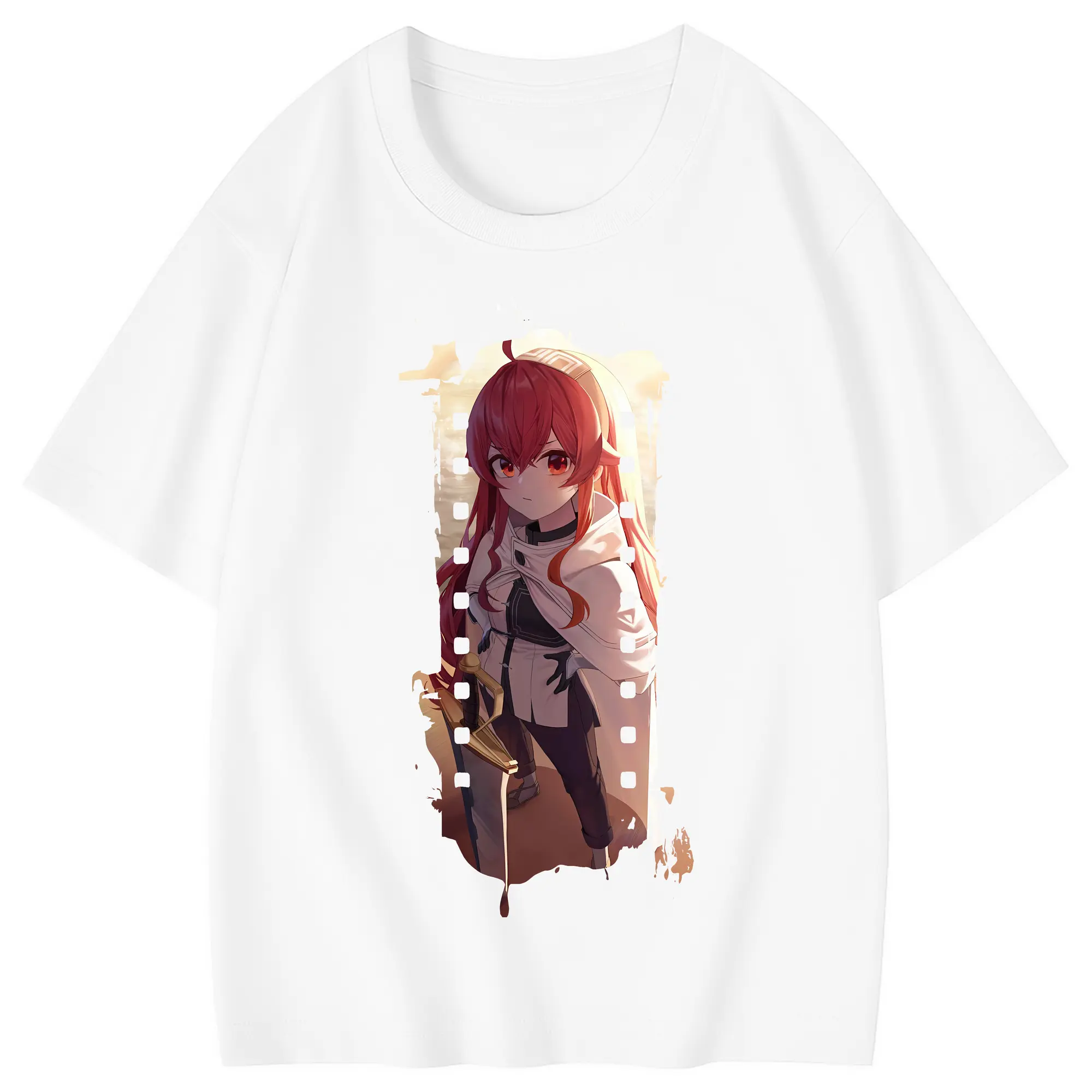 無職転生 グッズ,エリス・ボレアス・グレイラット - 綿100％ キッズTシャツ ・ フロントプリント ・ 快適 通気性 ・ スポーツ カジュアル 散歩用