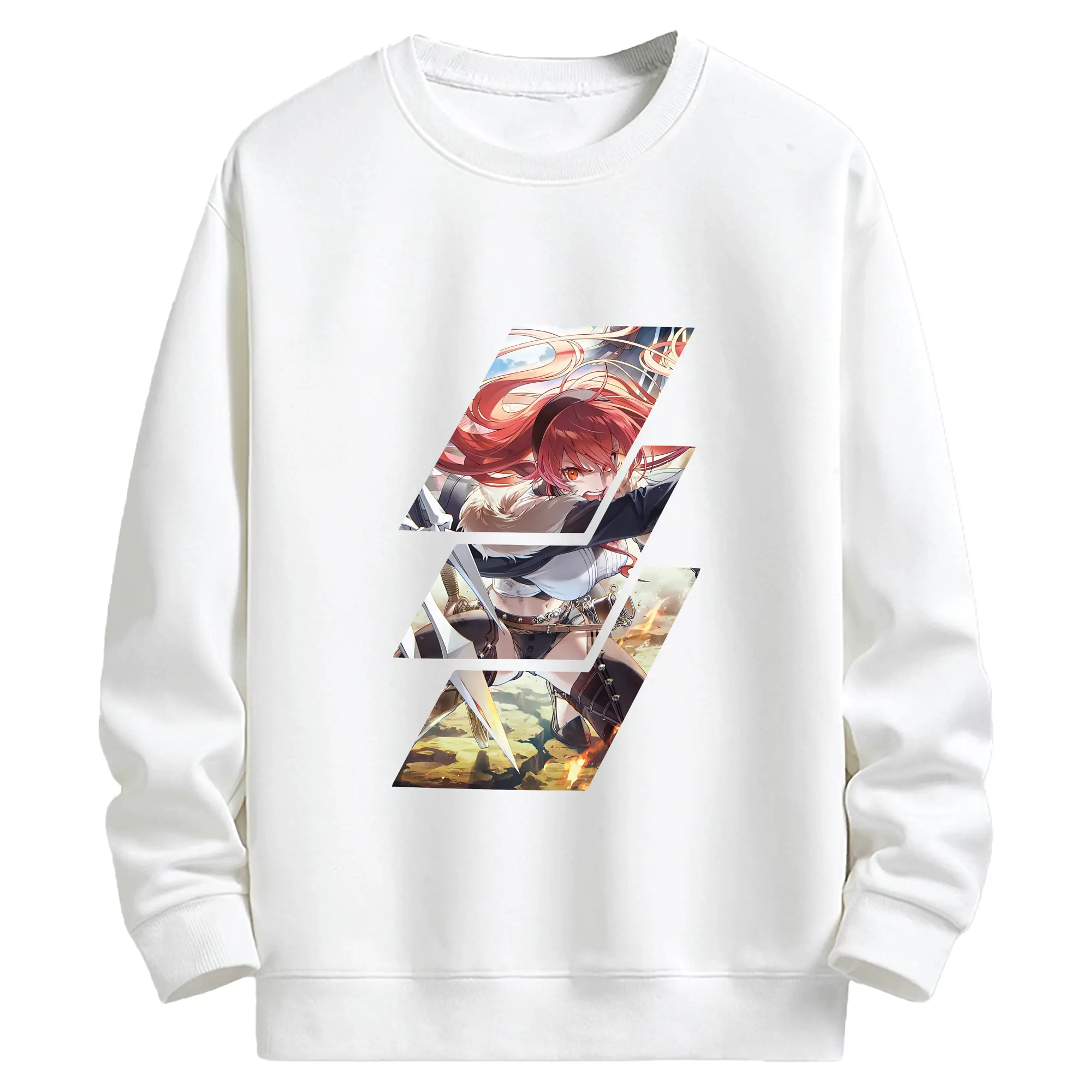 無職転生 グッズ,エリス・ボレアス・グレイラット - キッズ クルーネックスウェットシャツ ・ フロントプリント ・ 綿80％ ポリエステル20％ ・ 快適 通学 スポーツ 日常使い お散歩用