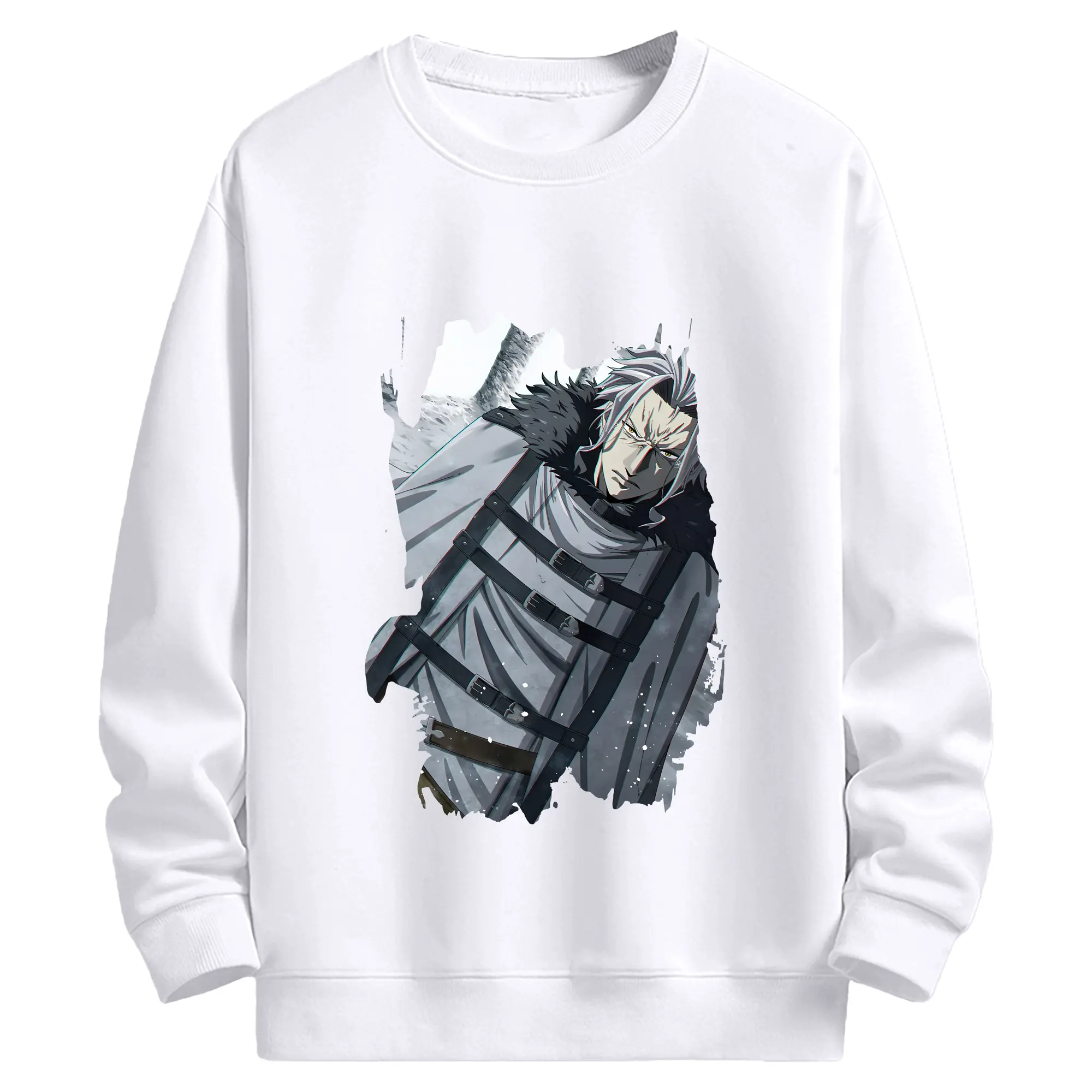 無職転生 グッズ,オルステッド - 高品質 クルーネック スウェット ・ コットン59％ ポリエステル41％ ・ ユニセックス 長袖 トレーナー ・ カジュアル デイリー スポーツ 散歩用