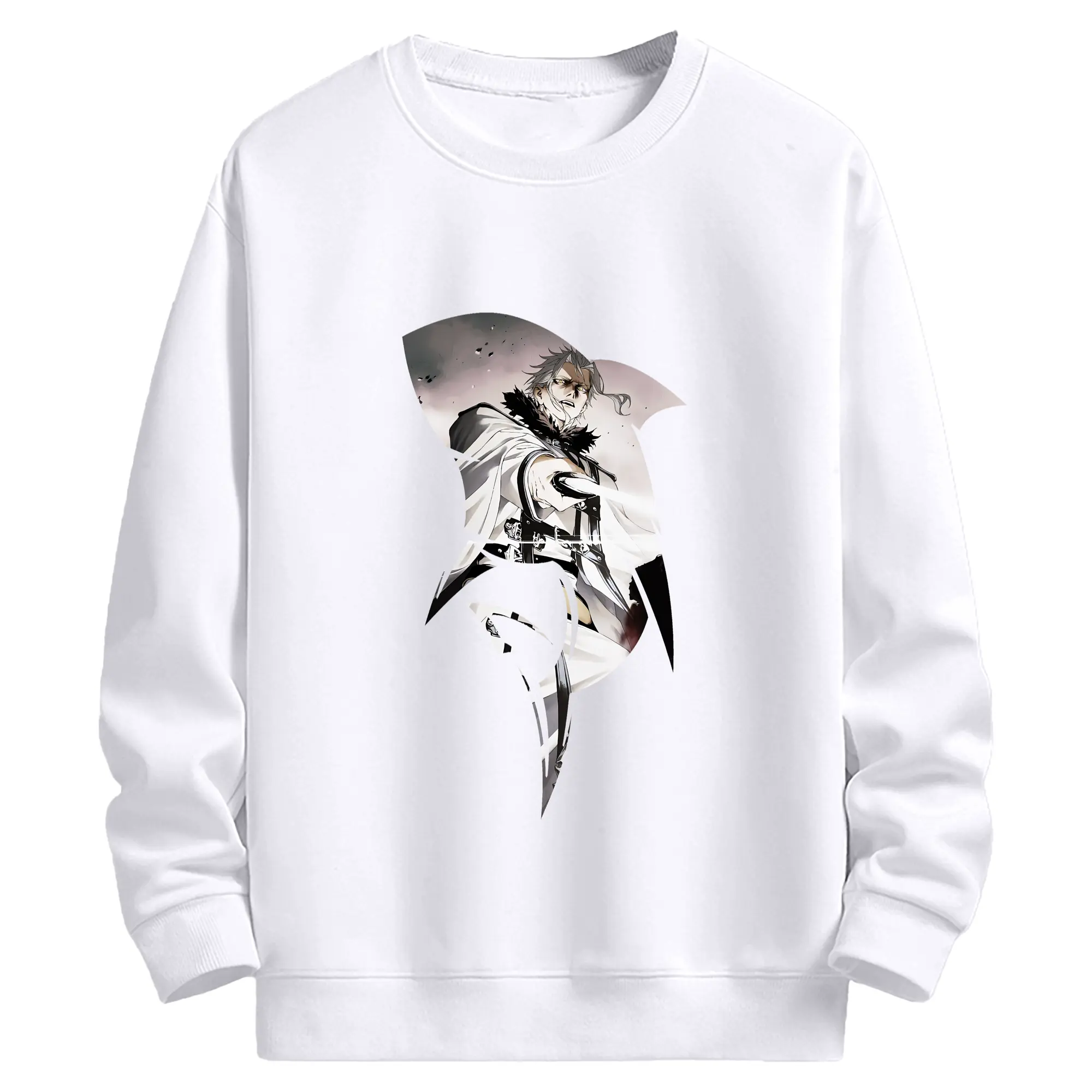 無職転生 グッズ,オルステッド - 高品質 クルーネック スウェット ・ コットン59％ ポリエステル41％ ・ ユニセックス 長袖 トレーナー ・ カジュアル デイリー スポーツ 散歩用