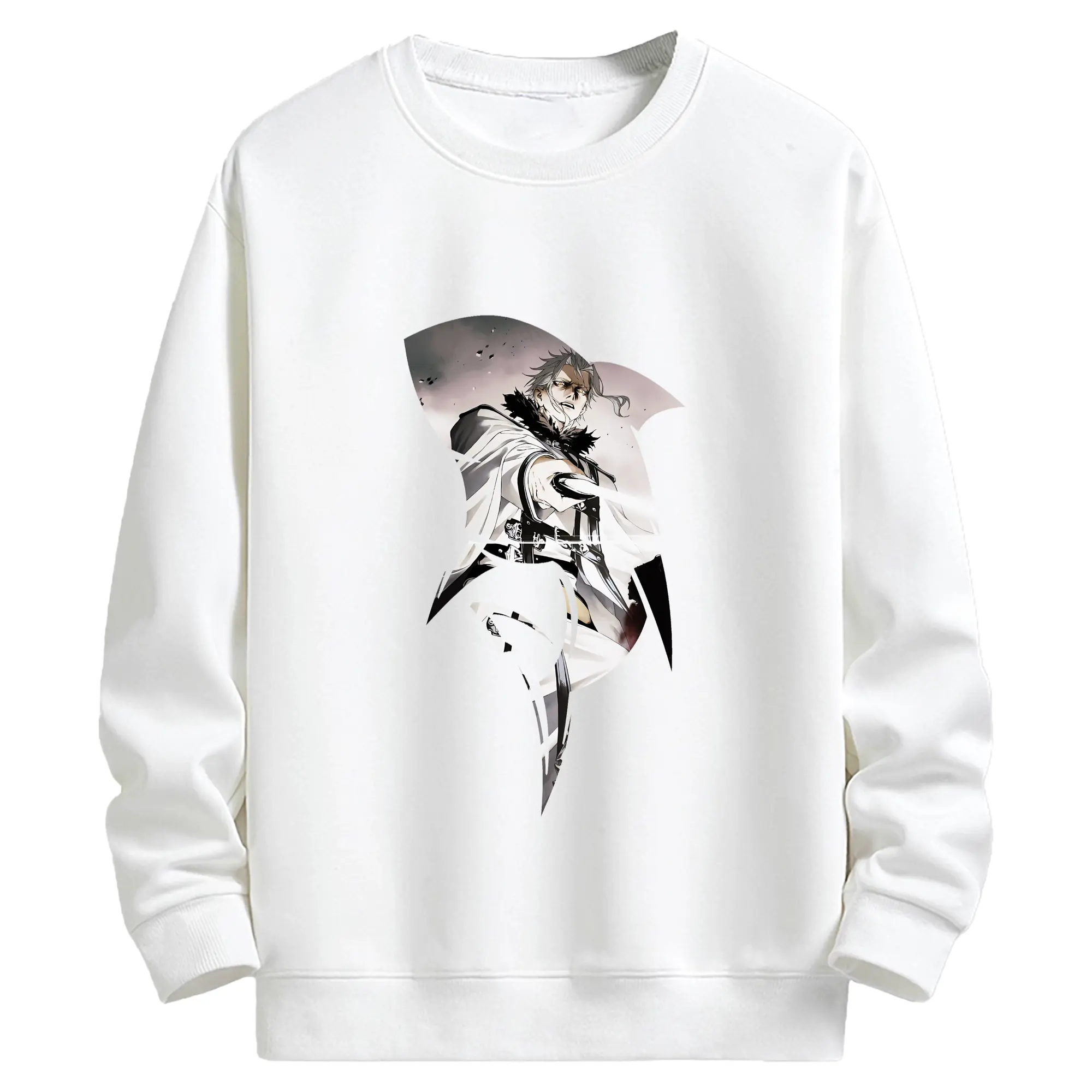 無職転生 グッズ,オルステッド - キッズ クルーネックスウェットシャツ ・ フロントプリント ・ 綿80％ ポリエステル20％ ・ 快適 通学 スポーツ 日常使い お散歩用