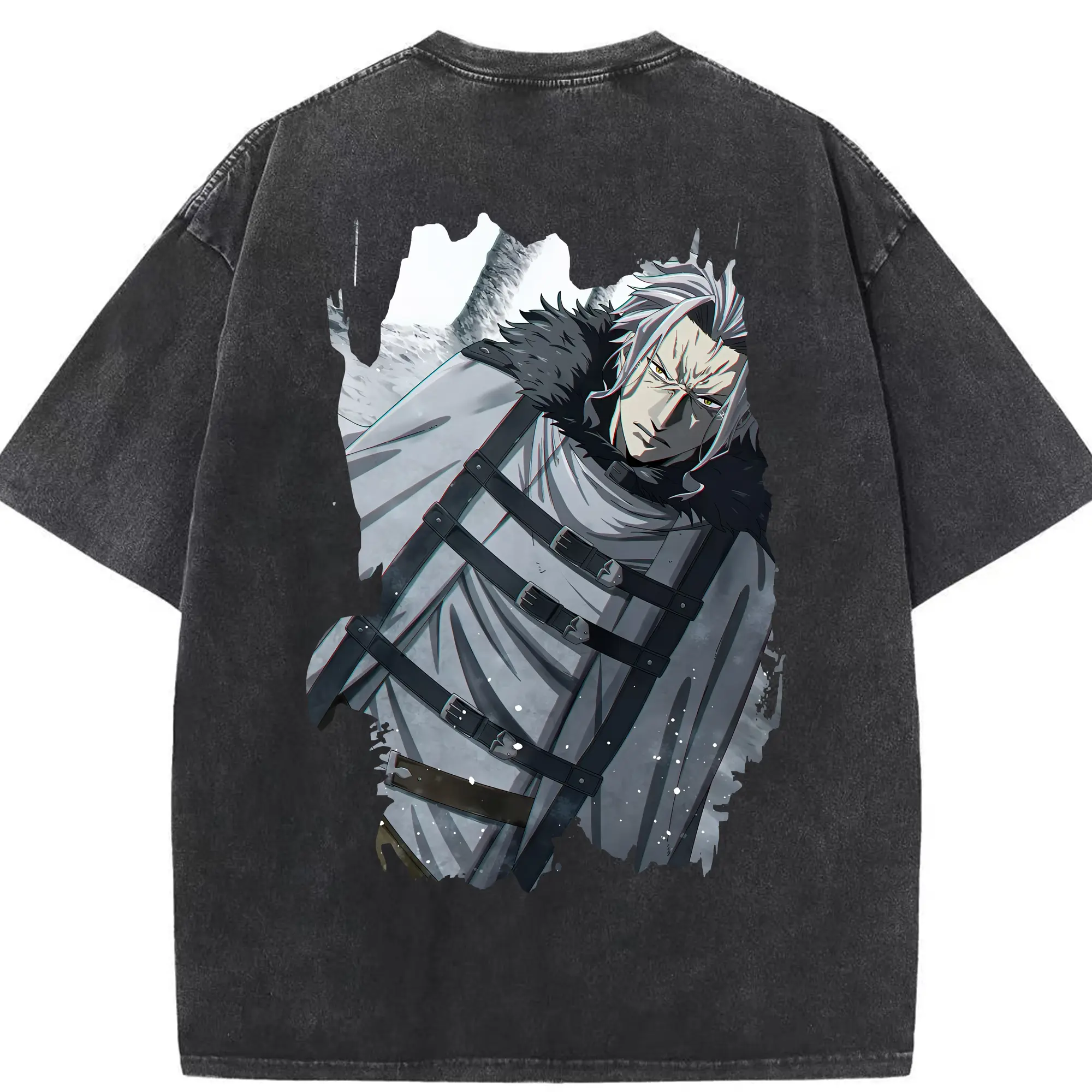 無職転生 グッズ,オルステッド - 綿100％ ヴィンテージ風 半袖Tシャツ ・ 背面プリント ・ 柔らか肌触り ・ 通気性 快適 ・ スポーツ カジュアル 外出用