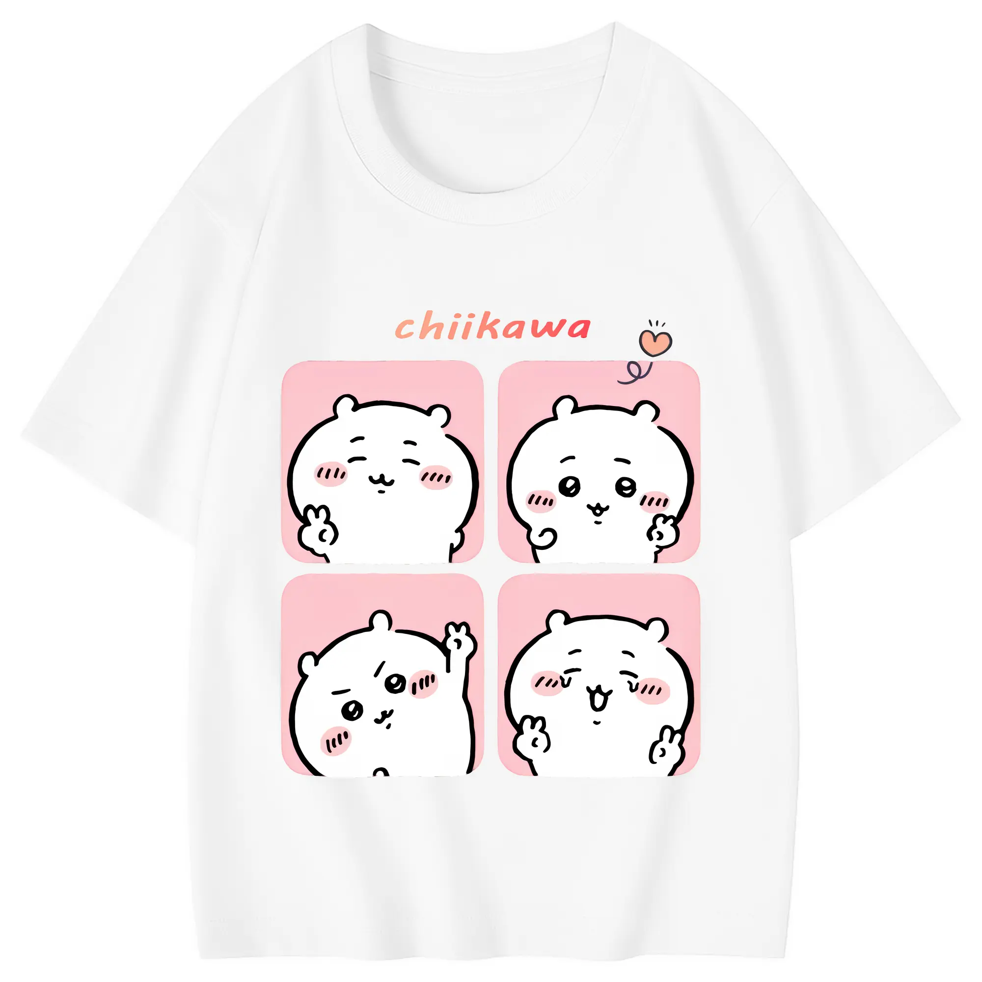 ちい が わ グッズ ちいかわ - 綿100％ キッズTシャツ ・ フロントプリント ・ 快適 通気性 ・ スポーツ カジュアル 散歩用