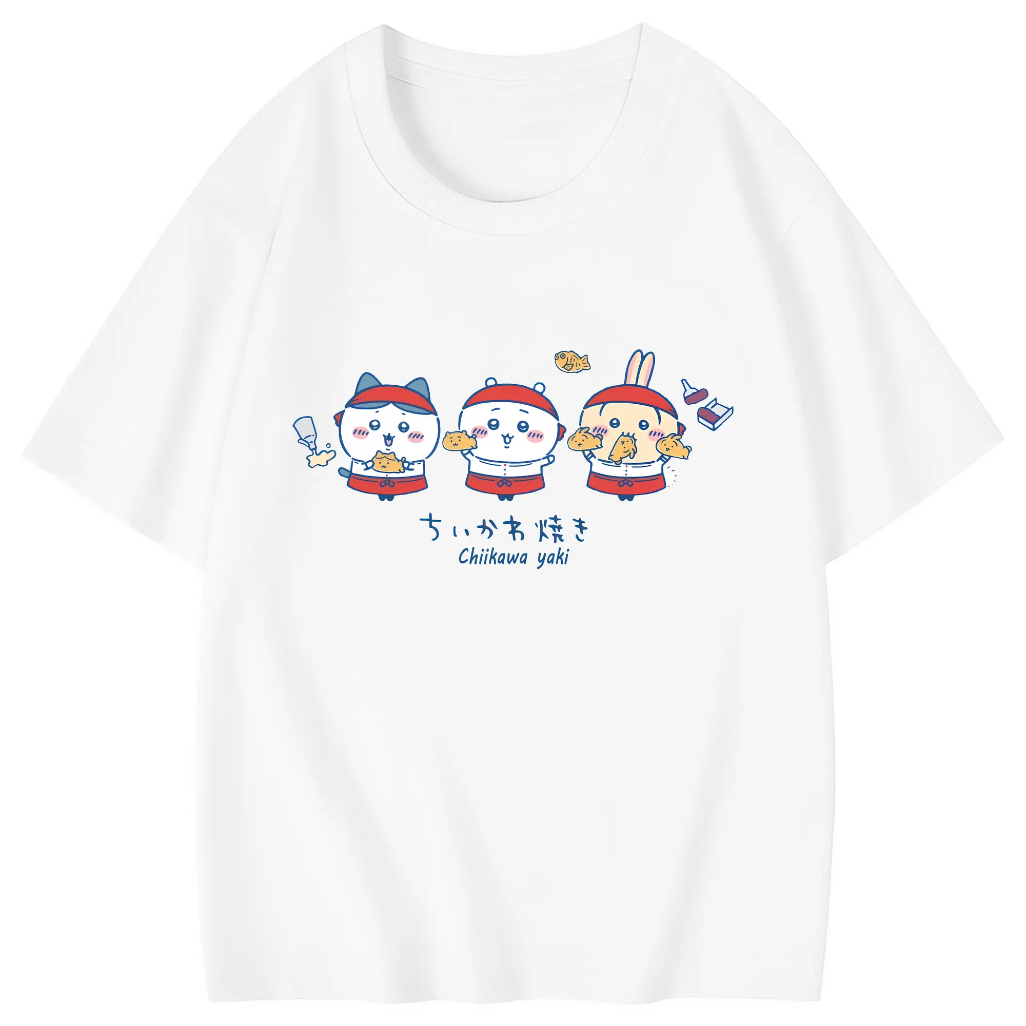 ちい が わ グッズ ちいかわ - 綿100％ キッズTシャツ ・ フロントプリント ・ 快適 通気性 ・ スポーツ カジュアル 散歩用