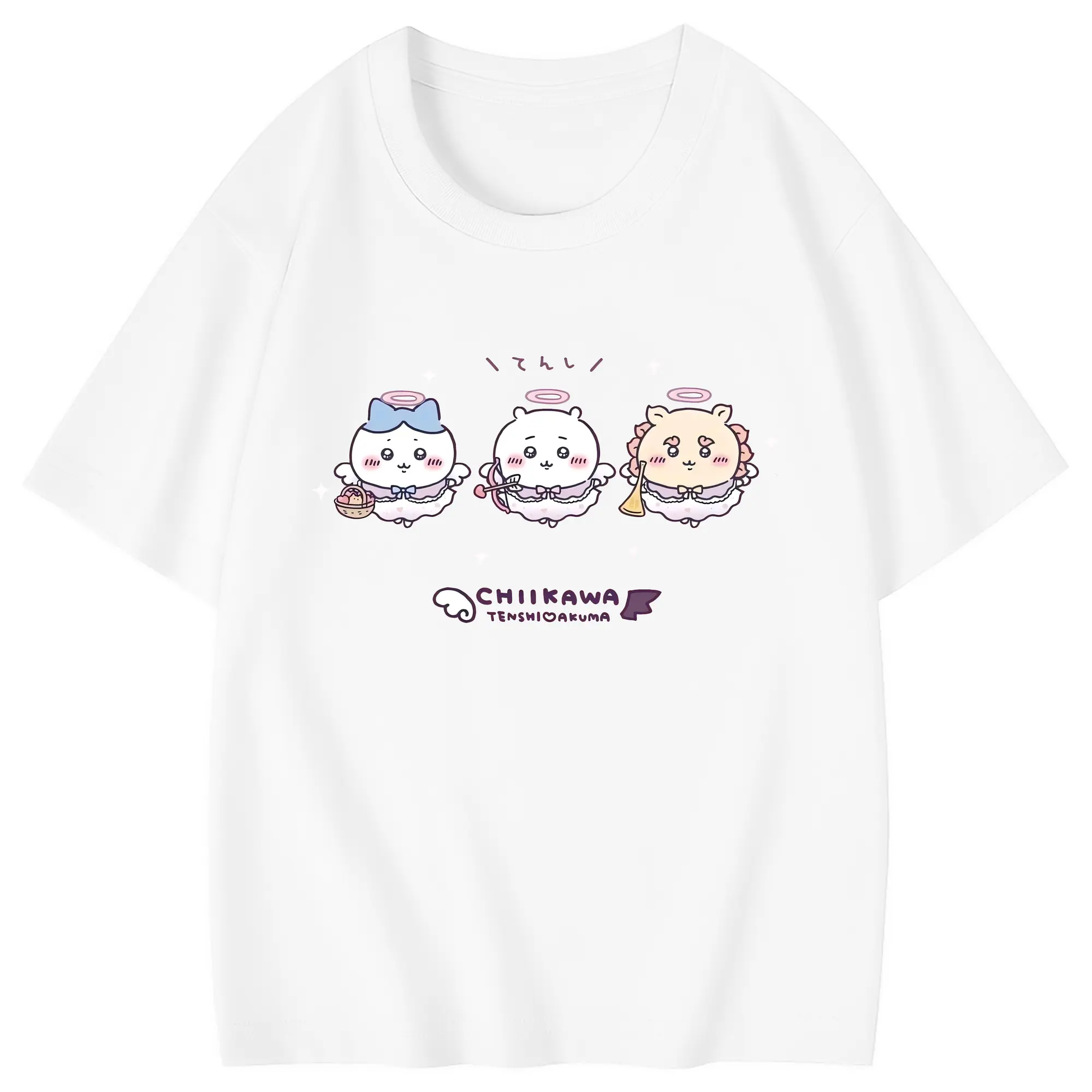 ちい が わ グッズ ちいかわ - 綿100％ キッズTシャツ ・ フロントプリント ・ 快適 通気性 ・ スポーツ カジュアル 散歩用
