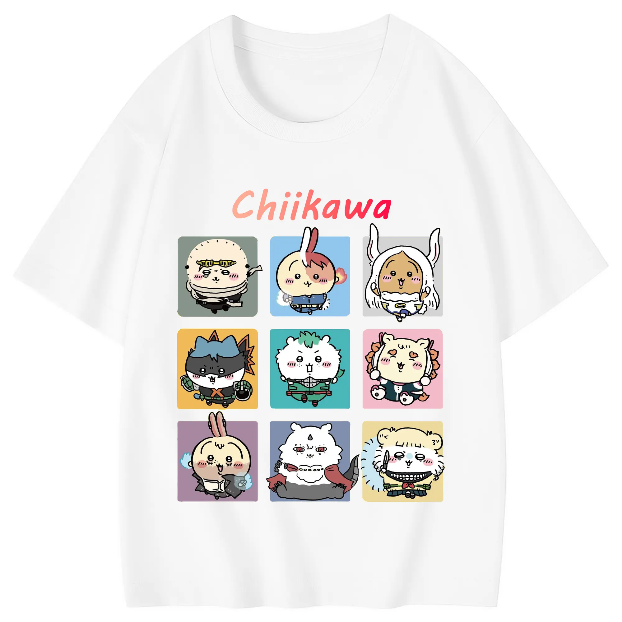 ちい が わ グッズ ちいかわ - 綿100％ キッズTシャツ ・ フロントプリント ・ 快適 通気性 ・ スポーツ カジュアル 散歩用