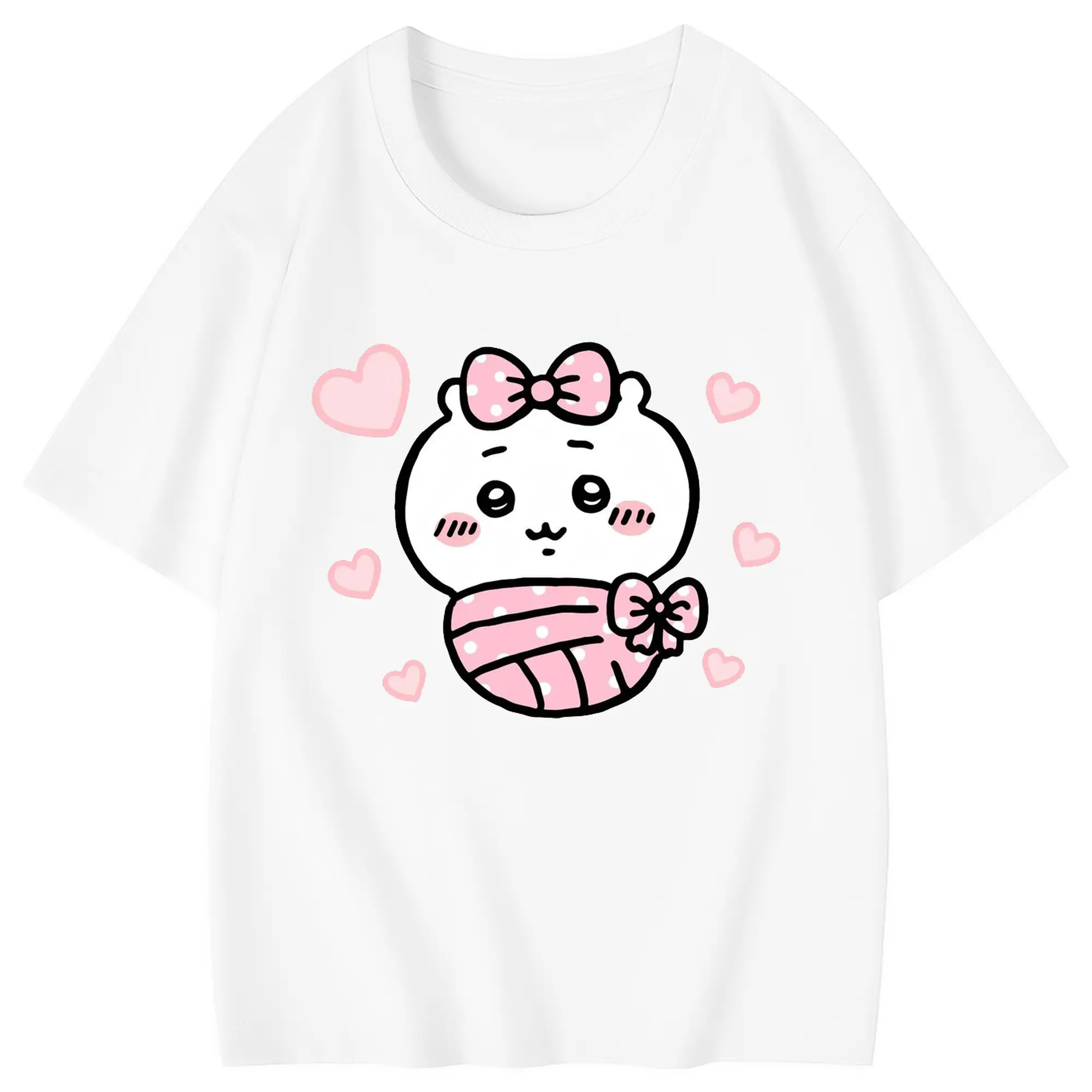ちい が わ グッズ ちいかわ - 綿100％ キッズTシャツ ・ フロントプリント ・ 快適 通気性 ・ スポーツ カジュアル 散歩用