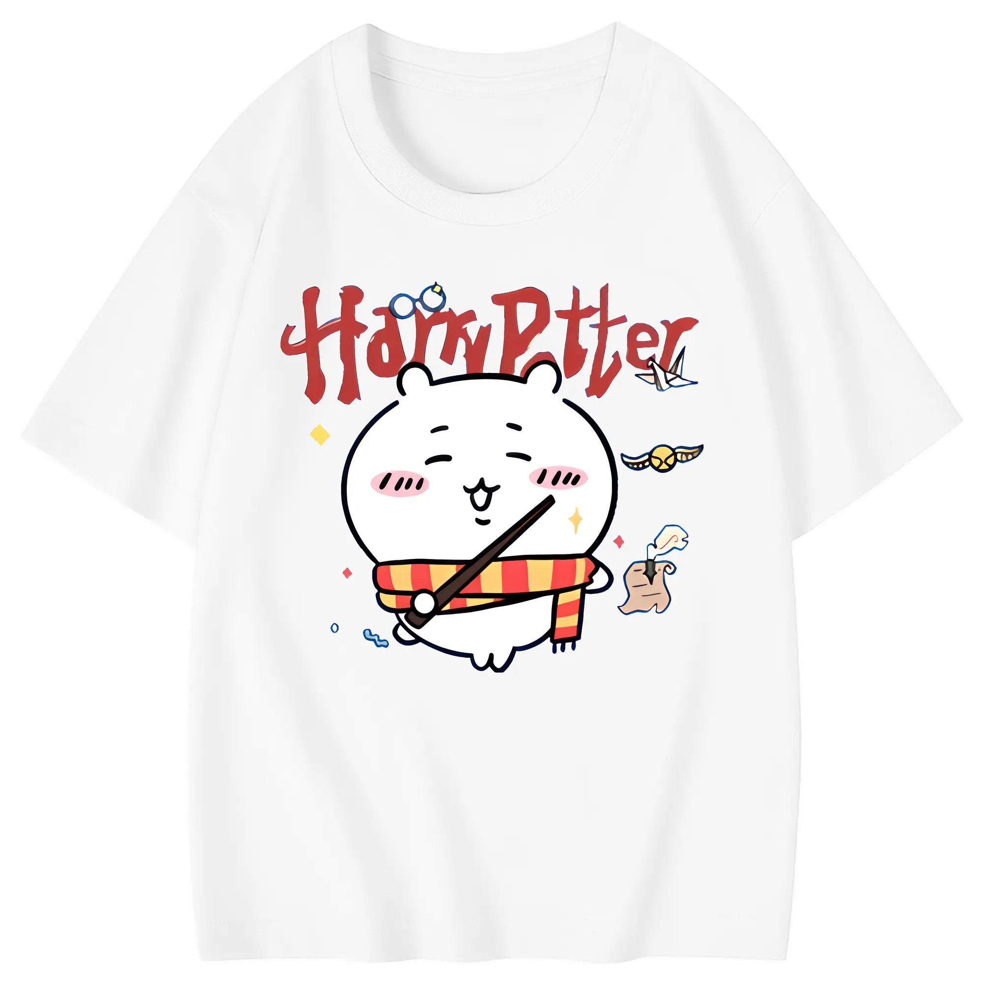ちい が わ グッズ ちいかわ - 綿100％ キッズTシャツ ・ フロントプリント ・ 快適 通気性 ・ スポーツ カジュアル 散歩用