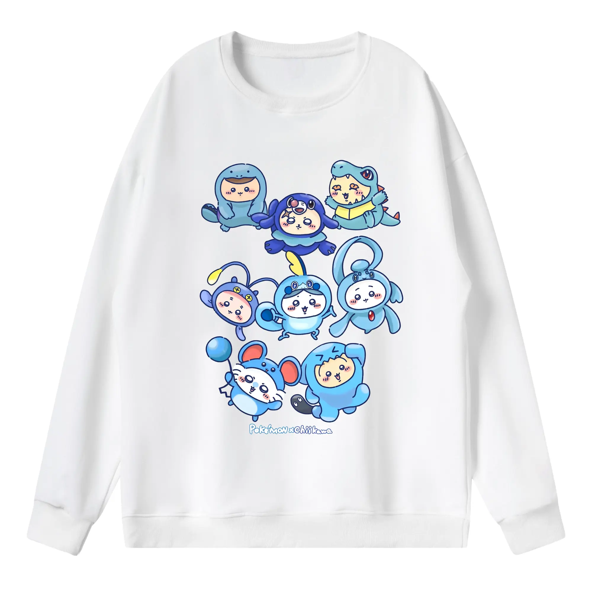 ちい が わ グッズ ちいかわ - 薄手 クルーネック スウェット 裏毛260g · ポリエステル 春秋向け カジュアル 男女兼用 · トレーナー デイリー スポーツ 散歩に最適