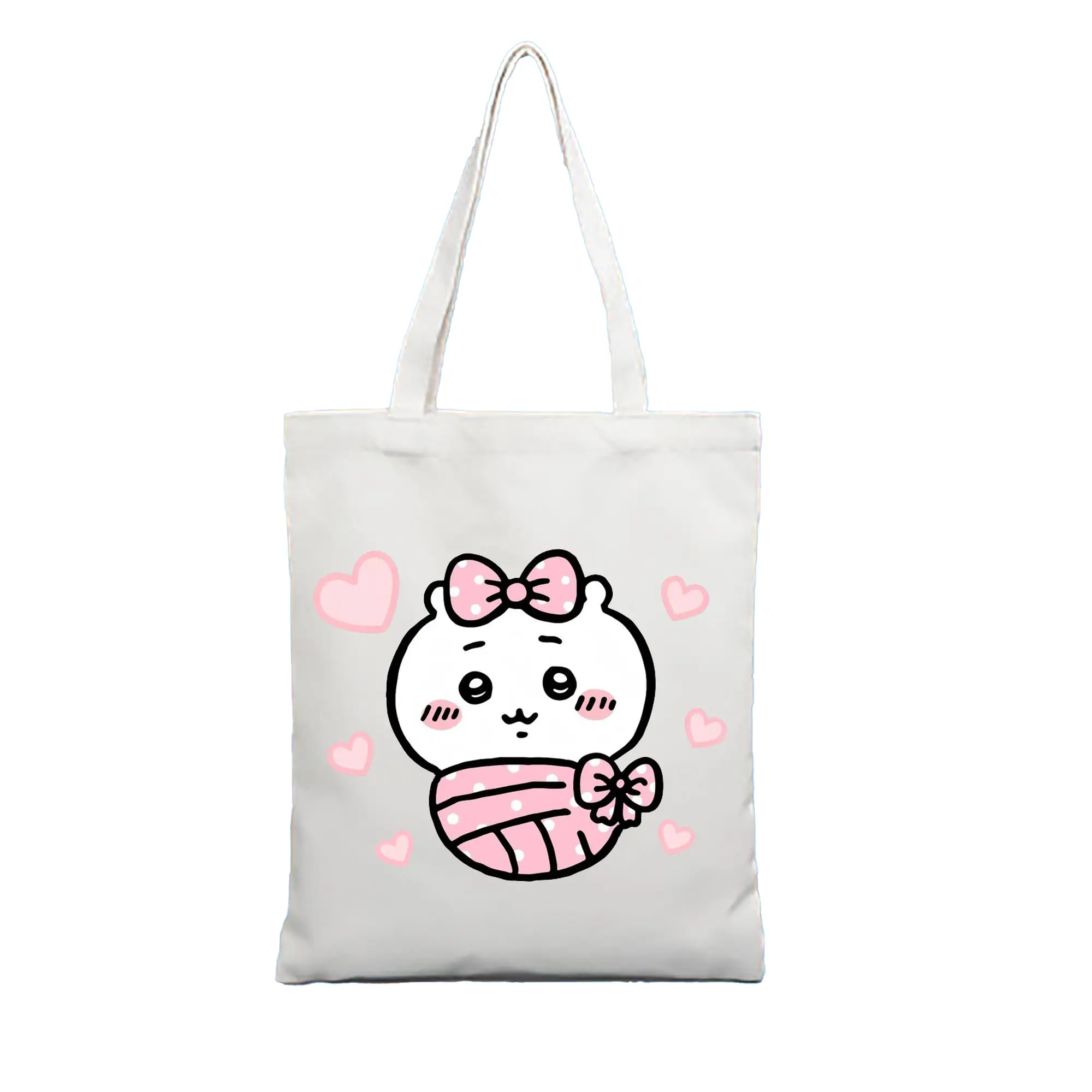 ちい が わ グッズ ちいかわ - 縦型キャンバス手提げバッグ（トートバッグ） ・ キャンバス素材 ・ ショッピング用 ・ 軽量 丈夫 お手入れ簡単