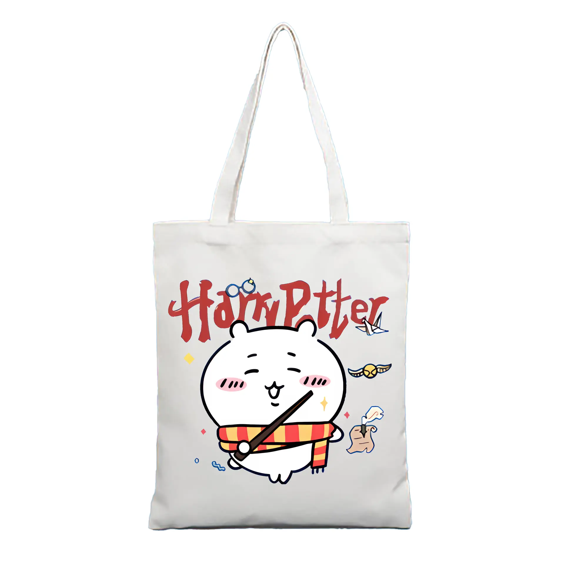 ちい が わ グッズ ちいかわ - 縦型キャンバス手提げバッグ（トートバッグ） ・ キャンバス素材 ・ ショッピング用 ・ 軽量 丈夫 お手入れ簡単