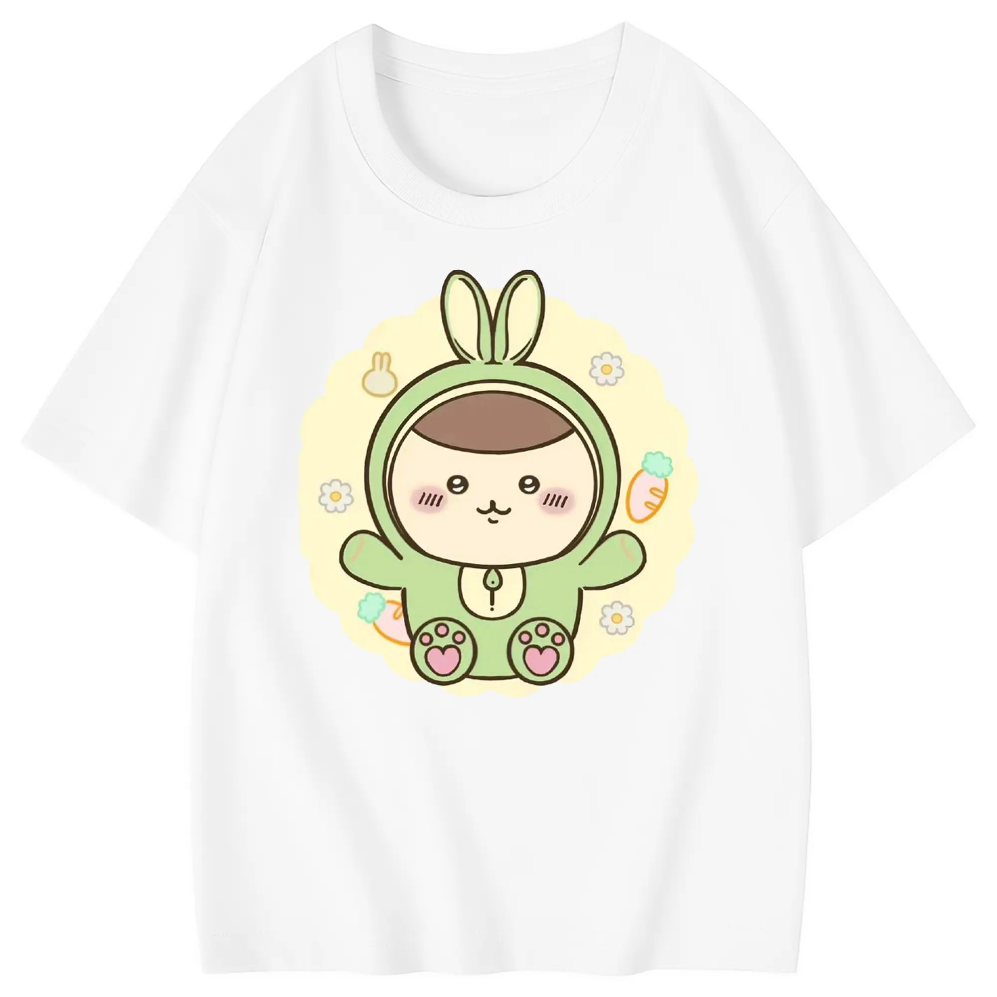 ちい が わ グッズ くりまんじゅう - 綿100％ キッズTシャツ ・ フロントプリント ・ 快適 通気性 ・ スポーツ カジュアル 散歩用