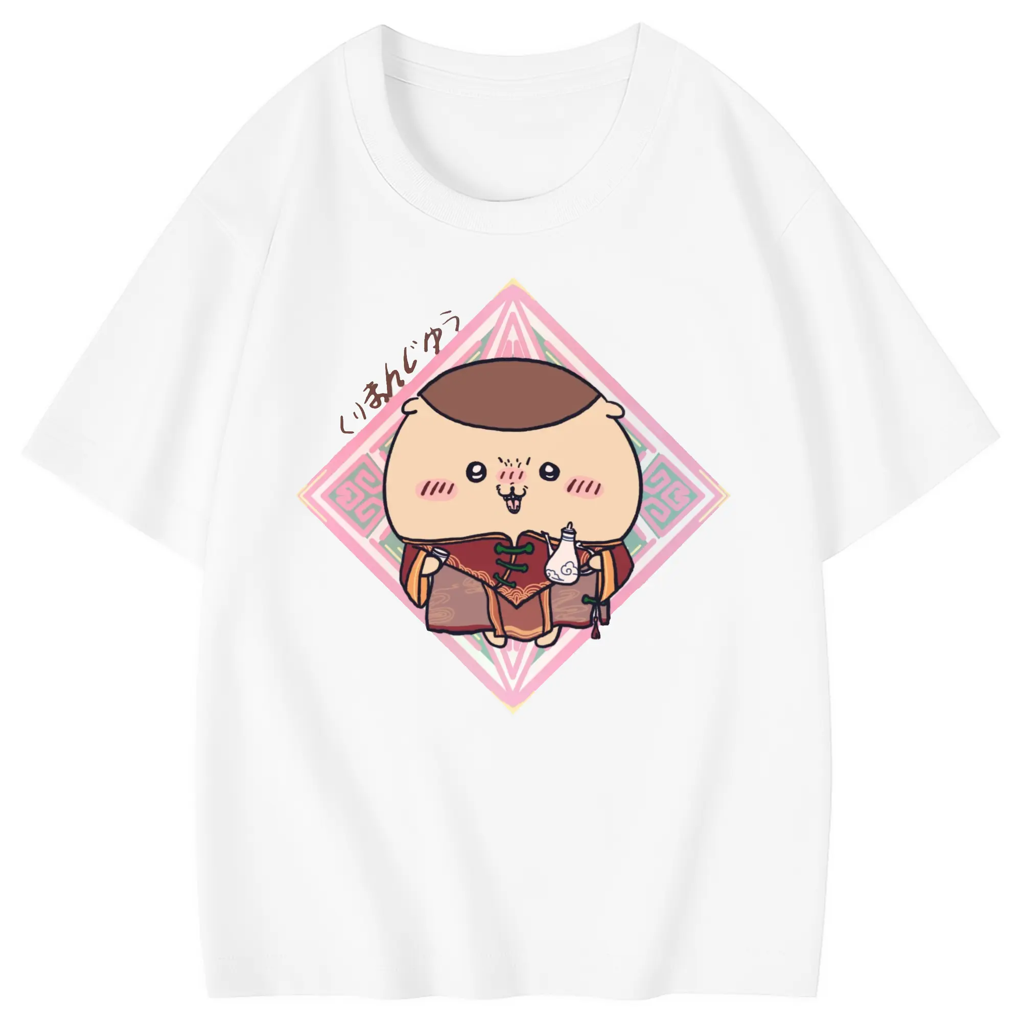 ちい が わ グッズ くりまんじゅう - 綿100％ キッズTシャツ ・ フロントプリント ・ 快適 通気性 ・ スポーツ カジュアル 散歩用