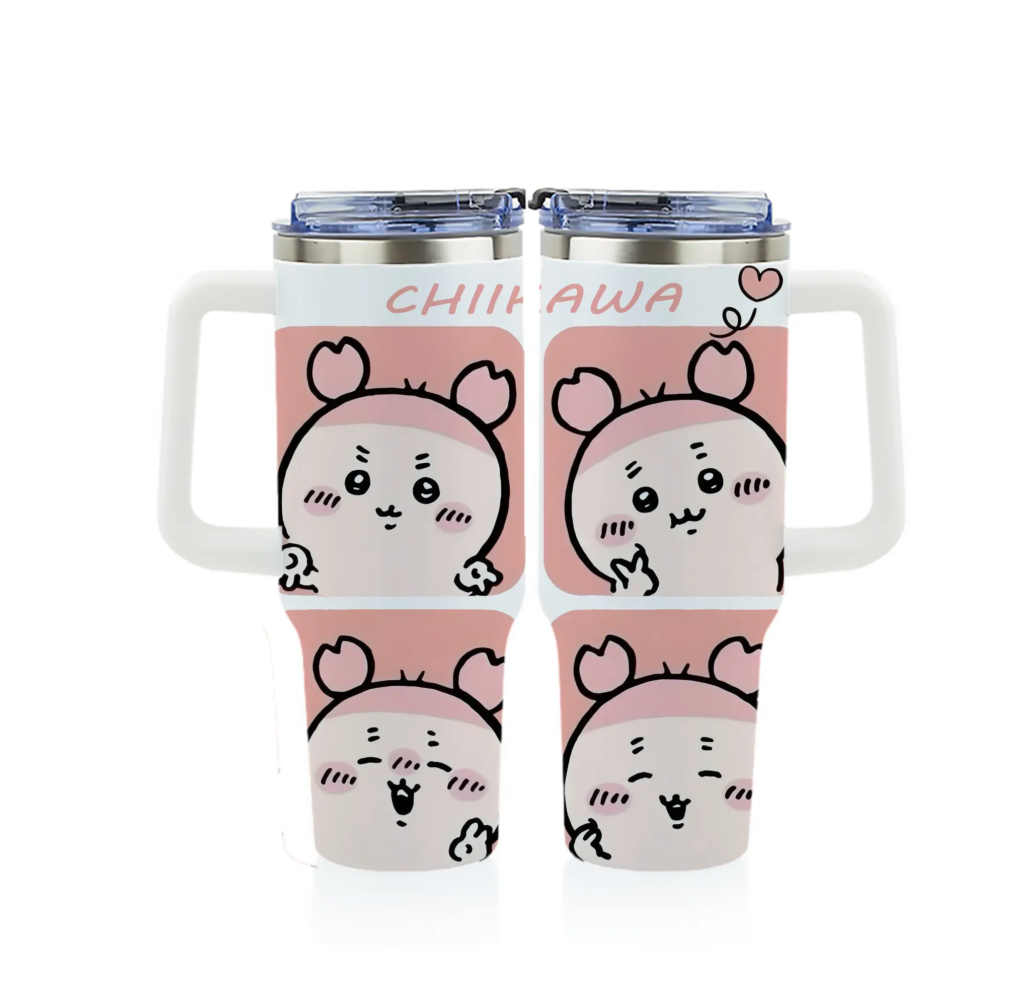 ちい が わ グッズ かに - 1200mL フルプリント車用タンブラー ・ 304ステンレス 内側 ・ 201ステンレス 外側 ・ 保温 保冷 ・ 通勤 ドライブ アウトドア用