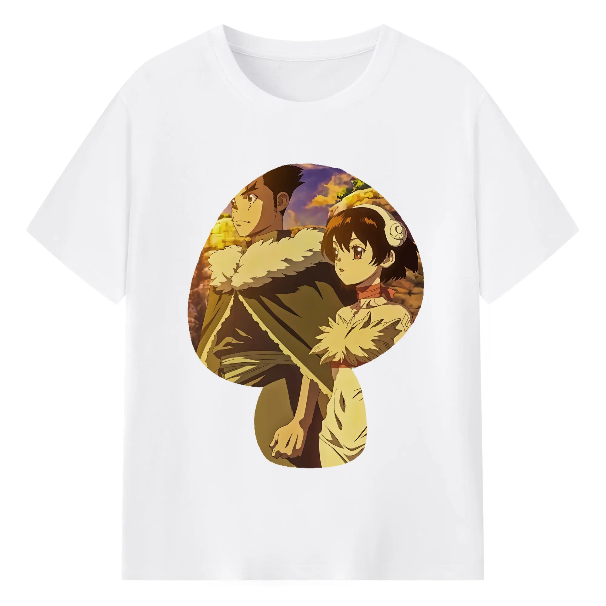 ドクターストーン グッズ,小川杠 - 綿100％ 半袖Tシャツ ・ フロントプリント ・ 快適 通気性 ・ 日常使い 散歩 スポーツ用