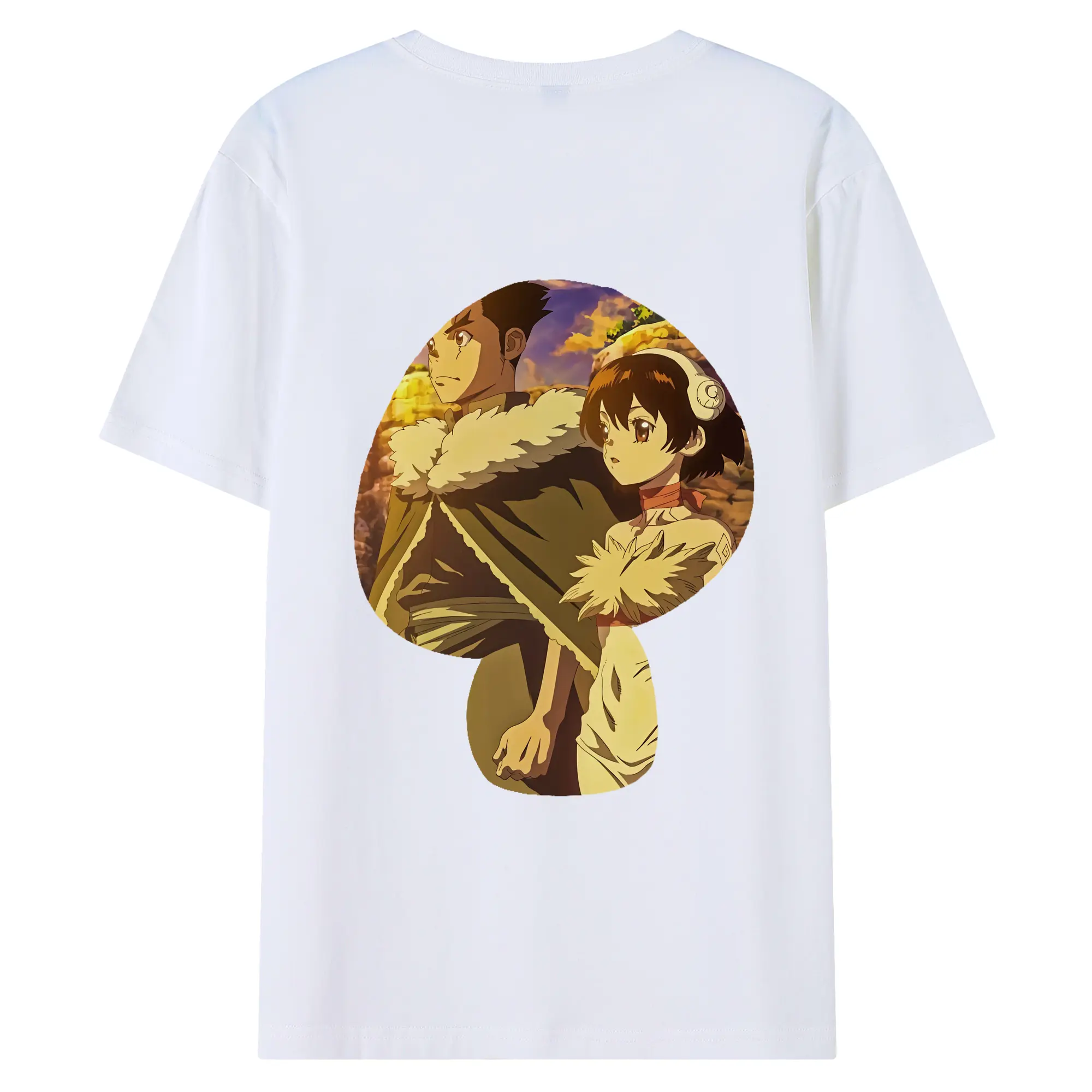 ドクターストーン グッズ,小川杠 - 綿100％ 半袖Tシャツ ・ バックプリント ・ 快適 通気性 ・ 日常使い 散歩 スポーツ用