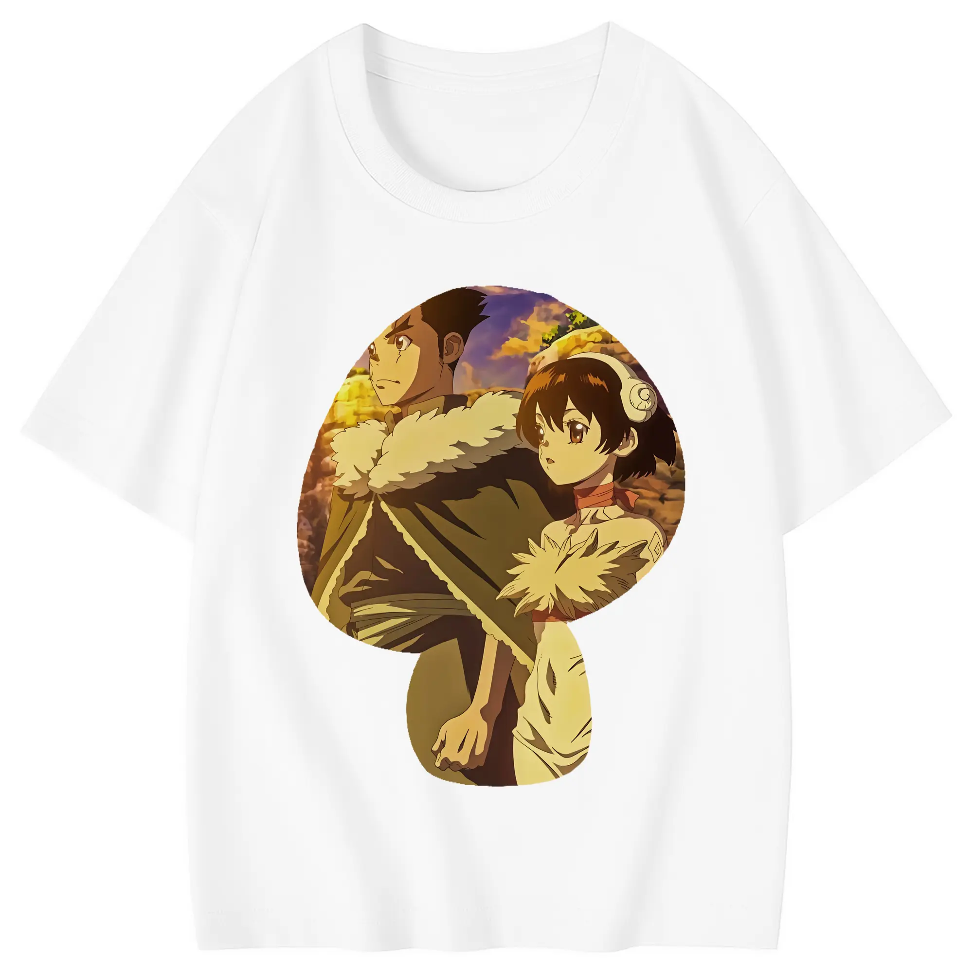 ドクターストーン グッズ,小川杠 - 綿100％ キッズTシャツ ・ フロントプリント ・ 快適 通気性 ・ スポーツ カジュアル 散歩用