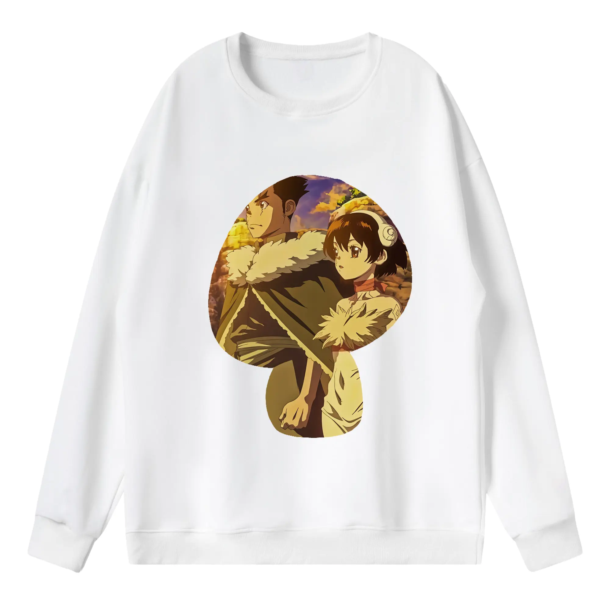 ドクターストーン グッズ,小川杠 - 薄手 クルーネック スウェット 裏毛260g · ポリエステル 春秋向け カジュアル 男女兼用 · トレーナー デイリー スポーツ 散歩に最適